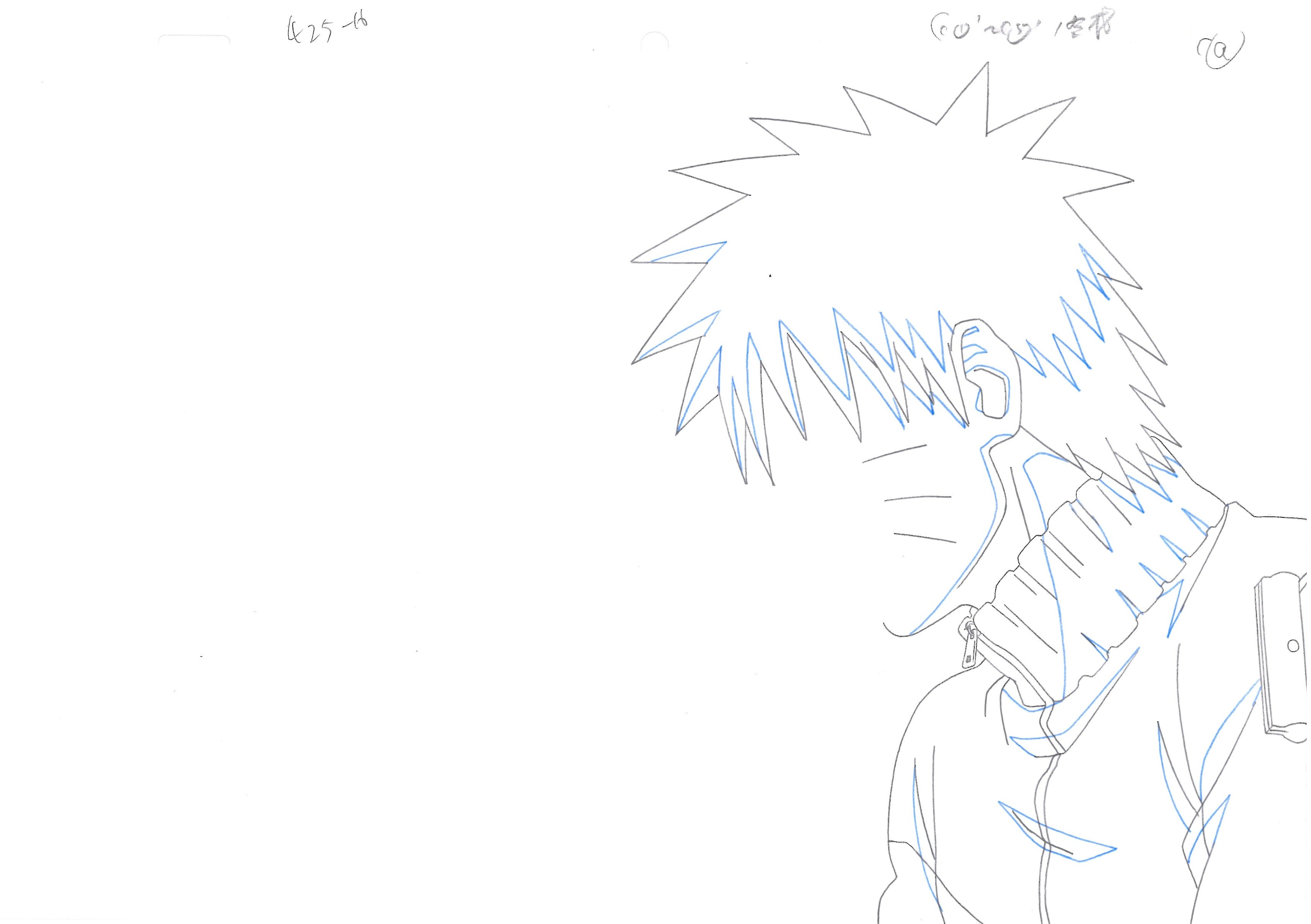 Naruto Shippuden Original Sketch (Naruto Uzumaki) 6-page Set