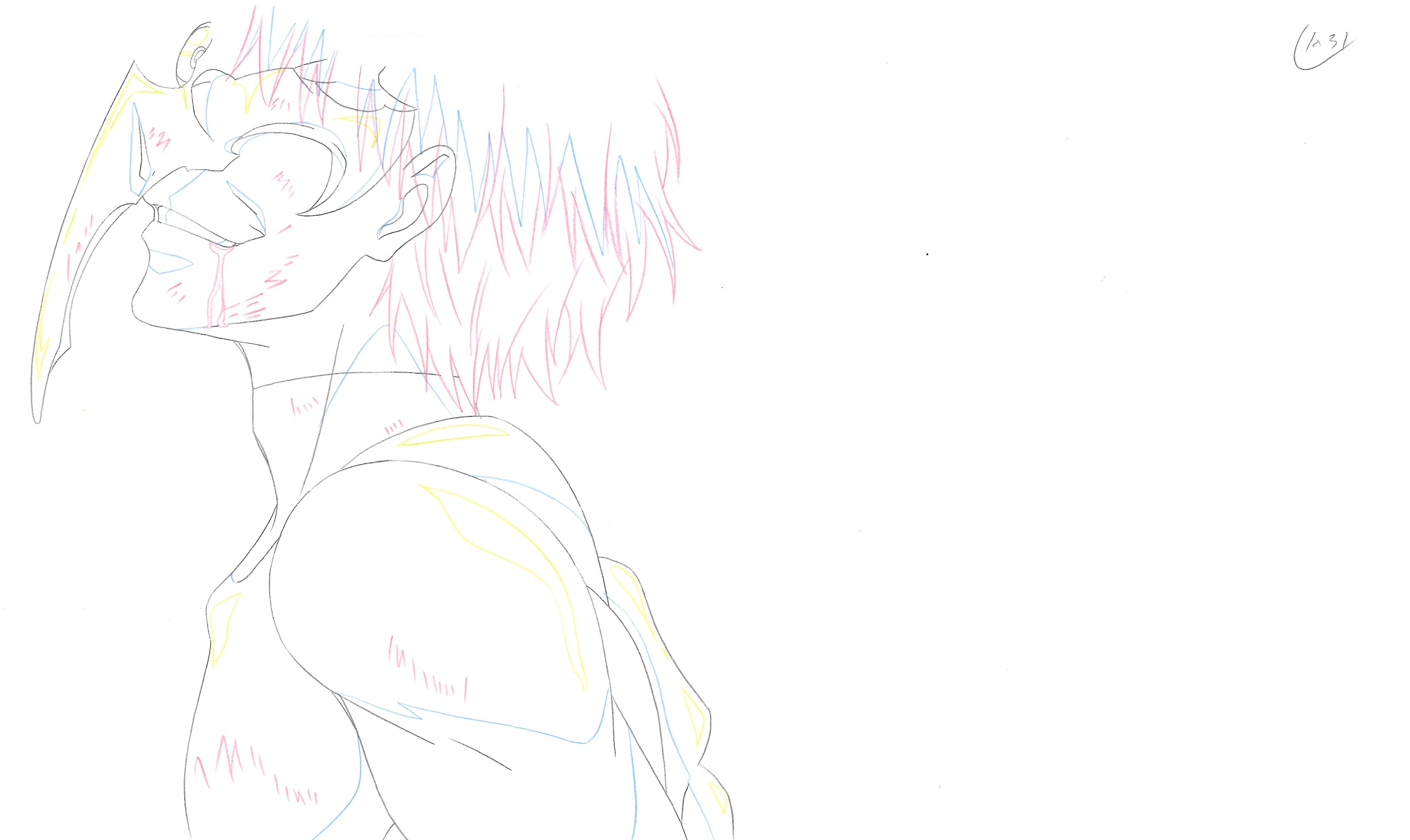 Tokyo Ghoul Original Drawing (Ken Kaneki) 2-page Set
