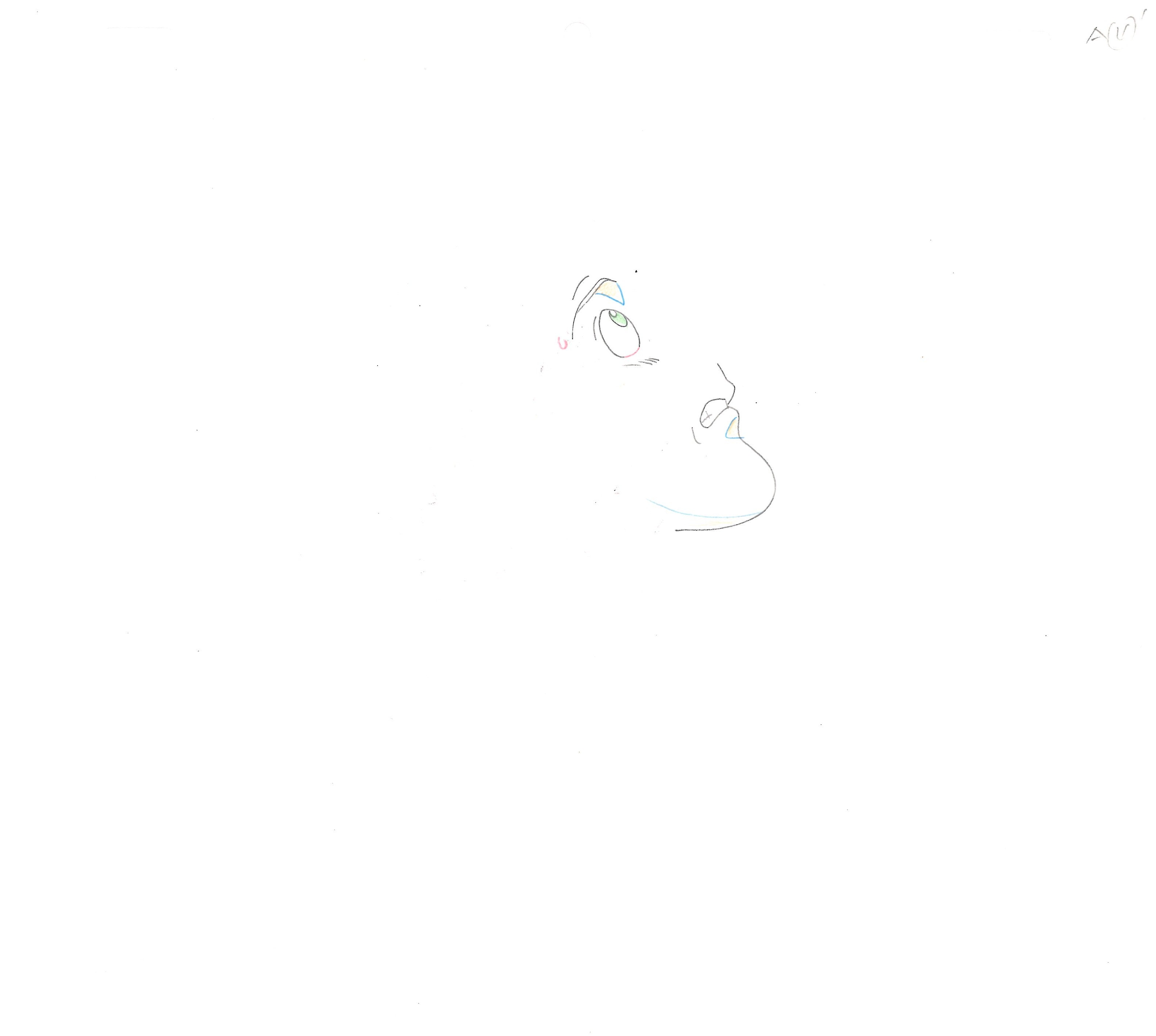 Lupin The Third Original Cel and Drawing (Lupin)