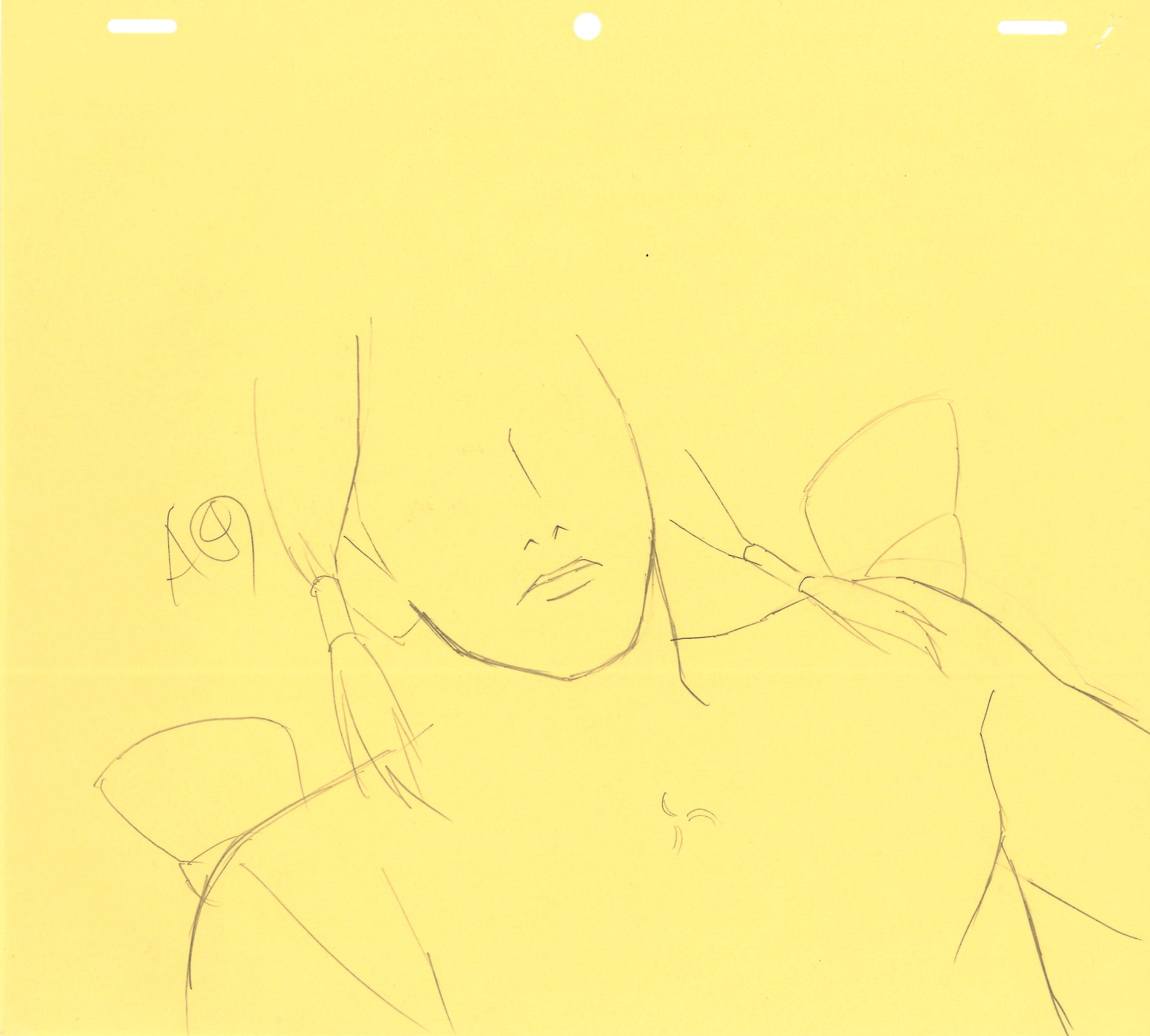 Naruto Original Drawing (Kimimaro) 2-page Set