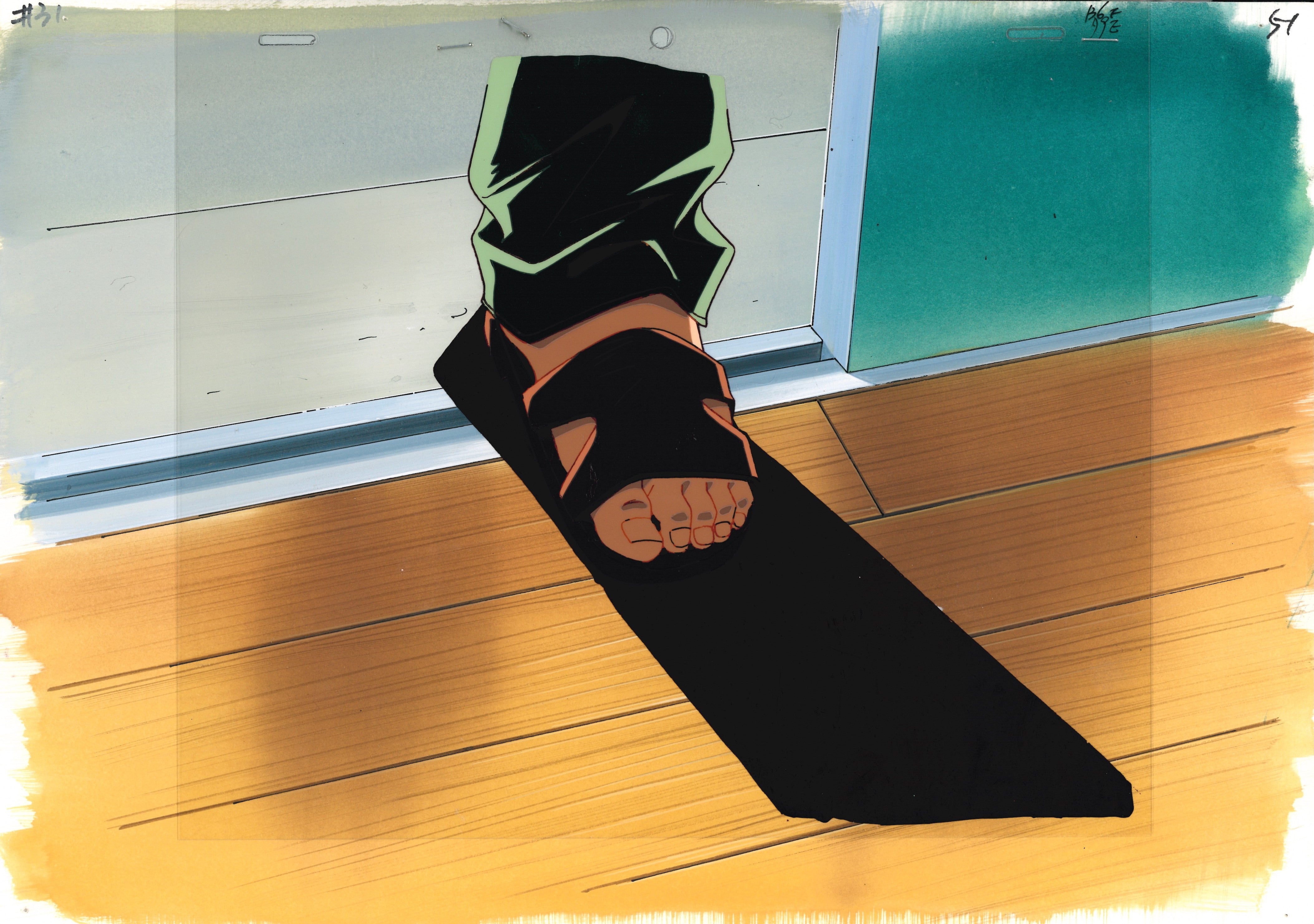 GTO Original Cel and Drawing