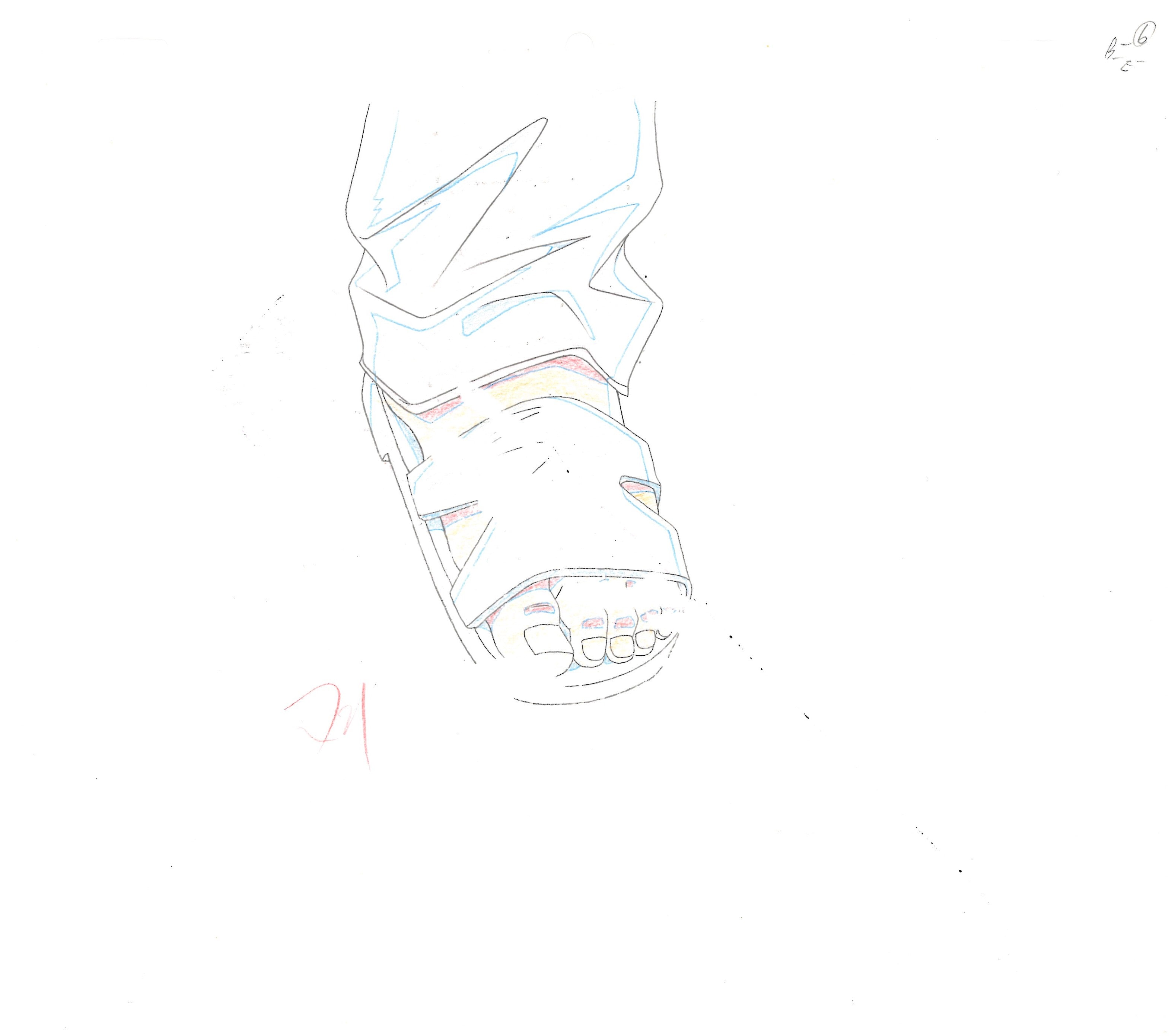 GTO Original Cel and Drawing