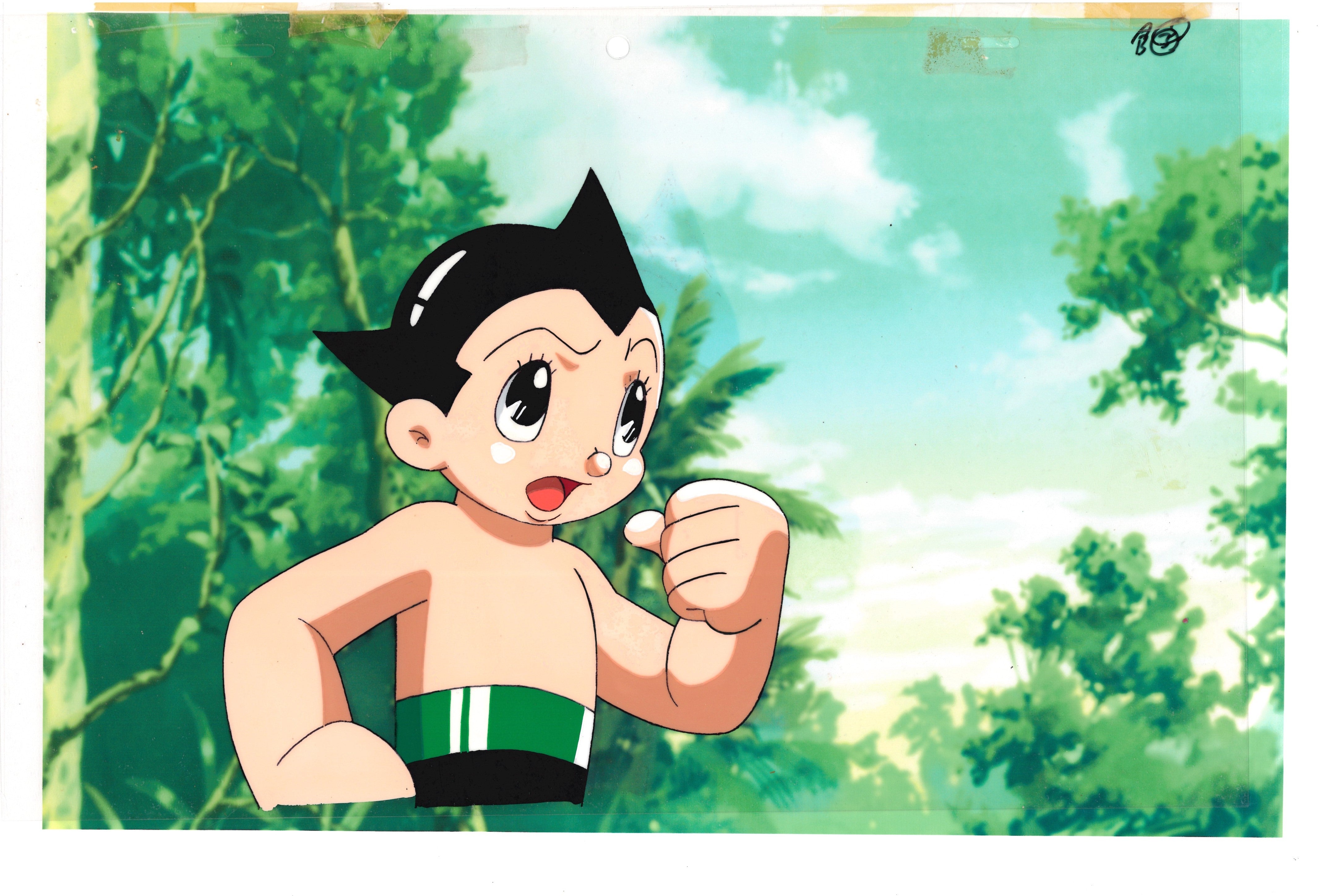 Astro Boy Original Cel and Drawing (Atom)