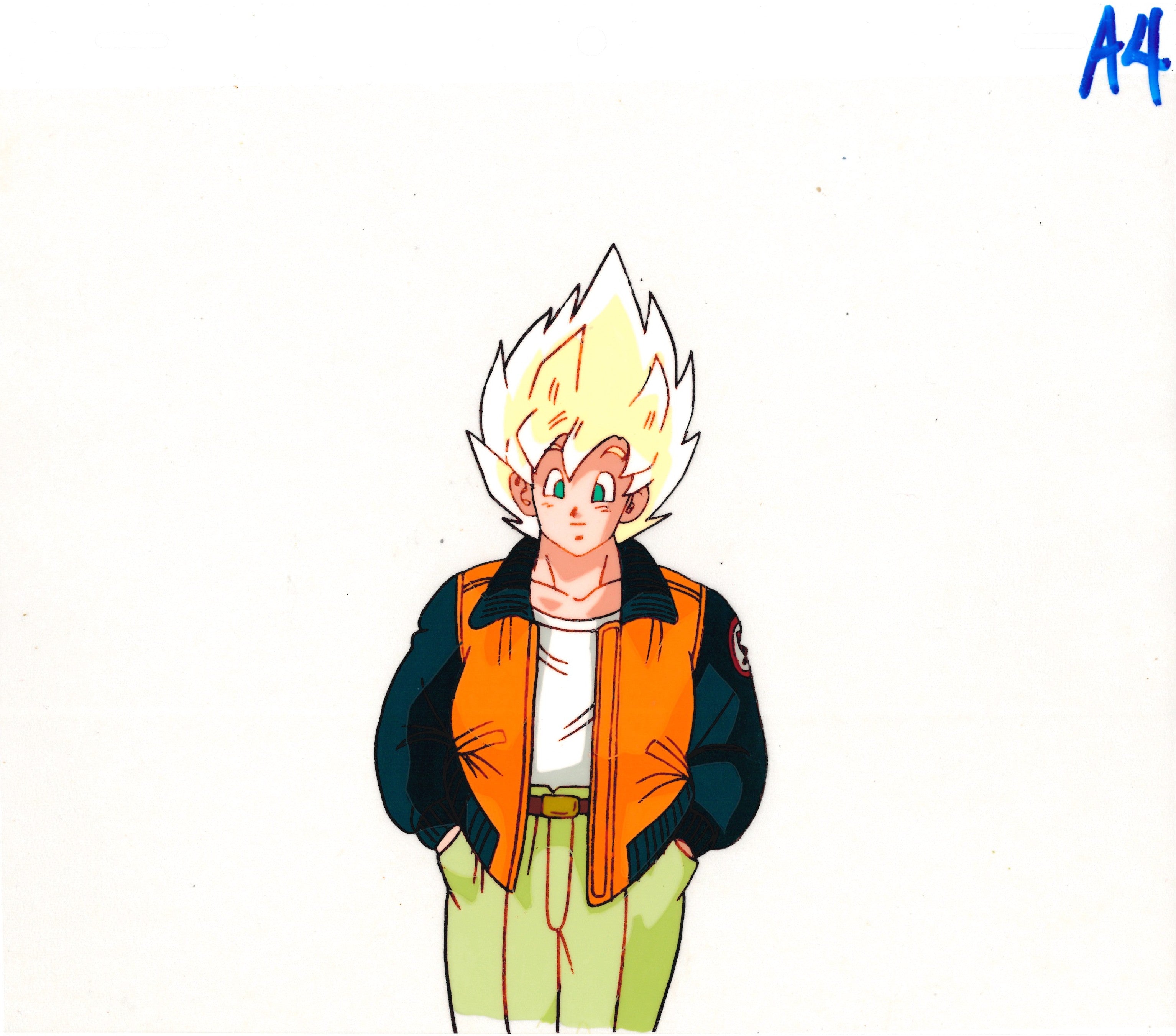 Dragon Ball Z Original Cel & Drawing (Son Goku)