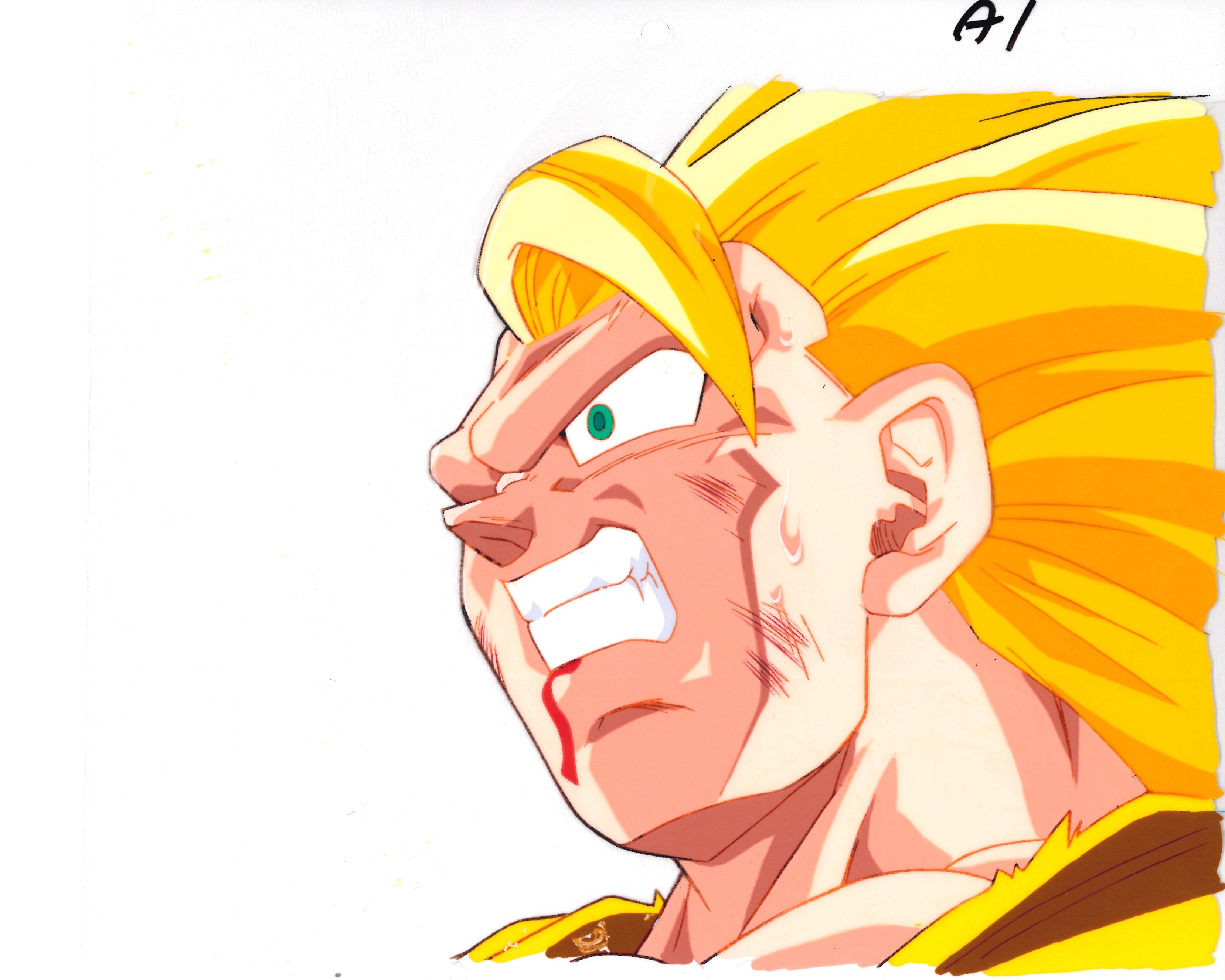 Dragon Ball Z Original Cel & Drawing (Son Goku)