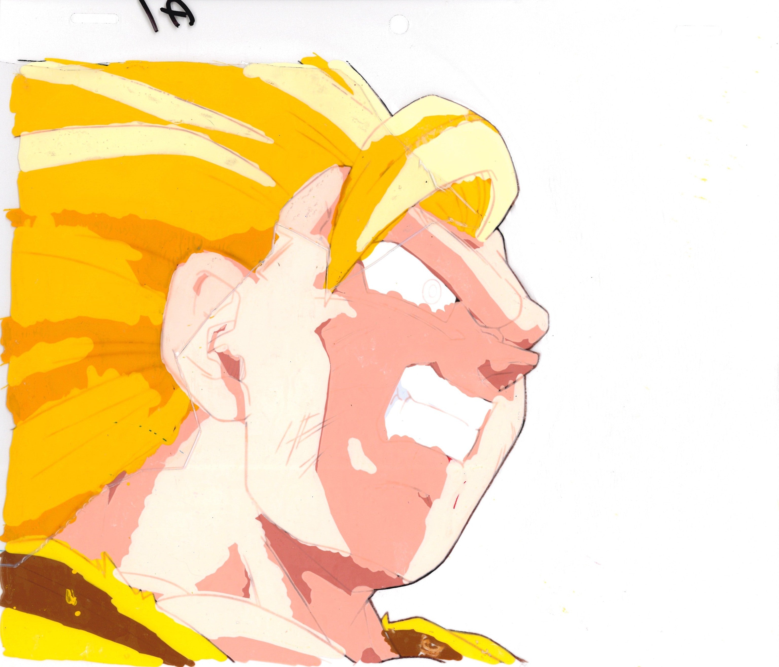 Dragon Ball Z Original Cel & Drawing (Son Goku)