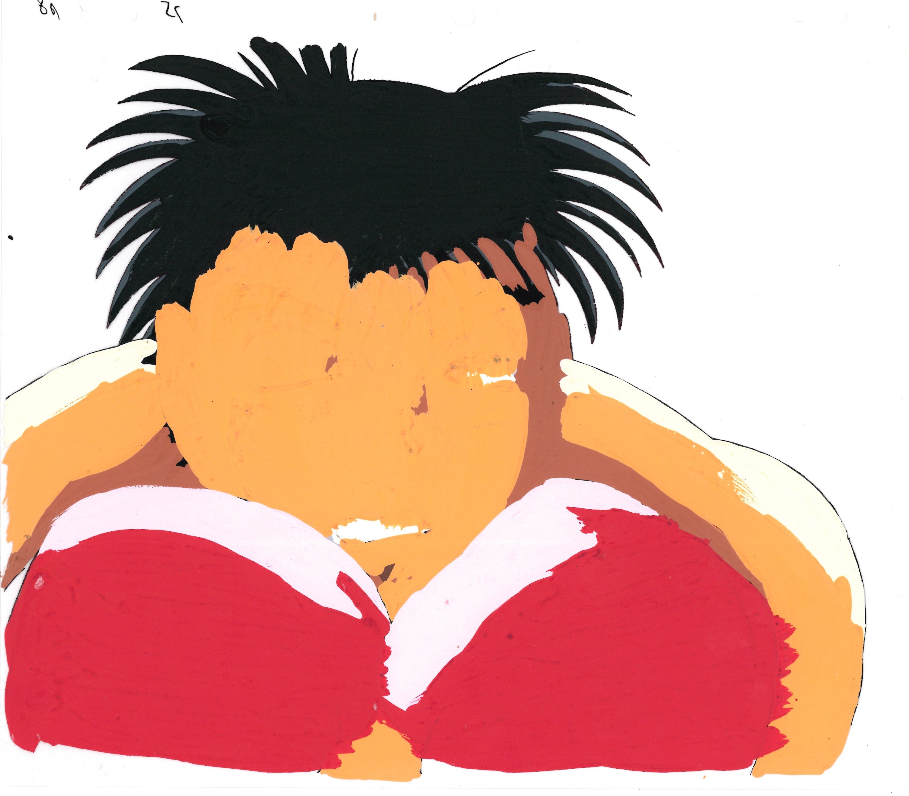 Hajime No Ippo Original Cel and Drawing (Ippo Makunouchi)