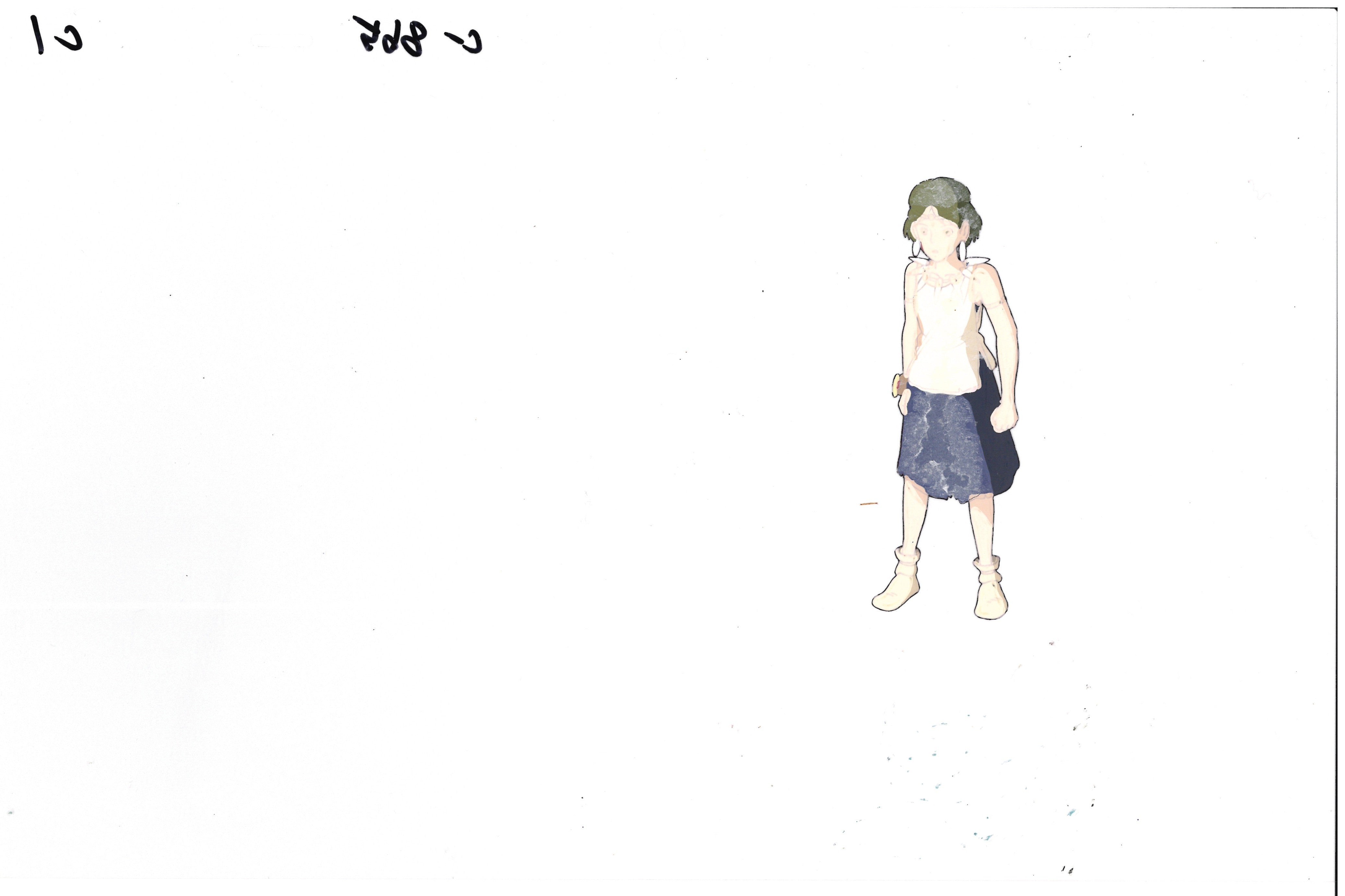 Studio Ghibli Princess Mononoke Original Cel and Background Copy (San)