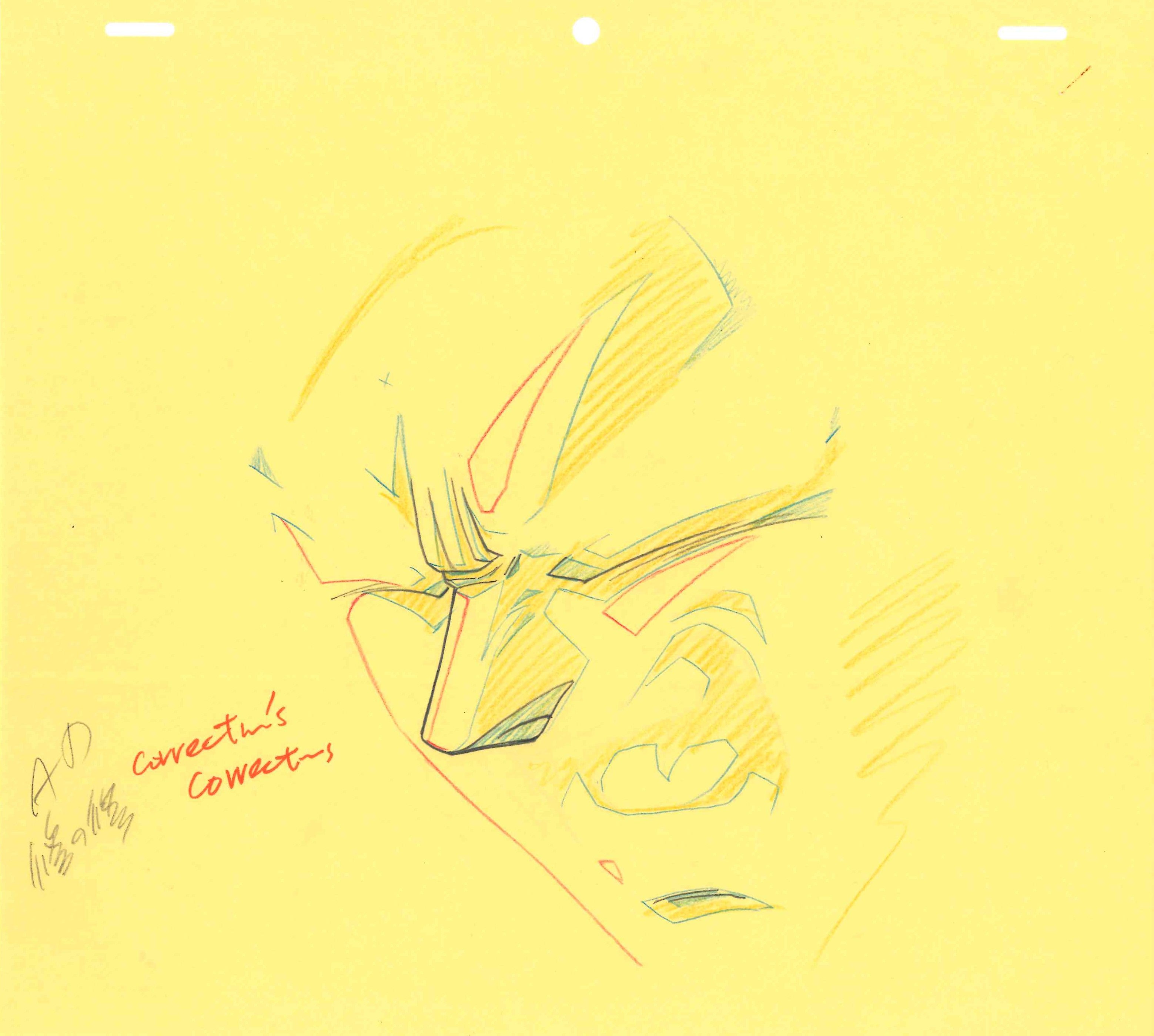 Dragon Ball GT Original Drawing (Son Goku) 3-page Set