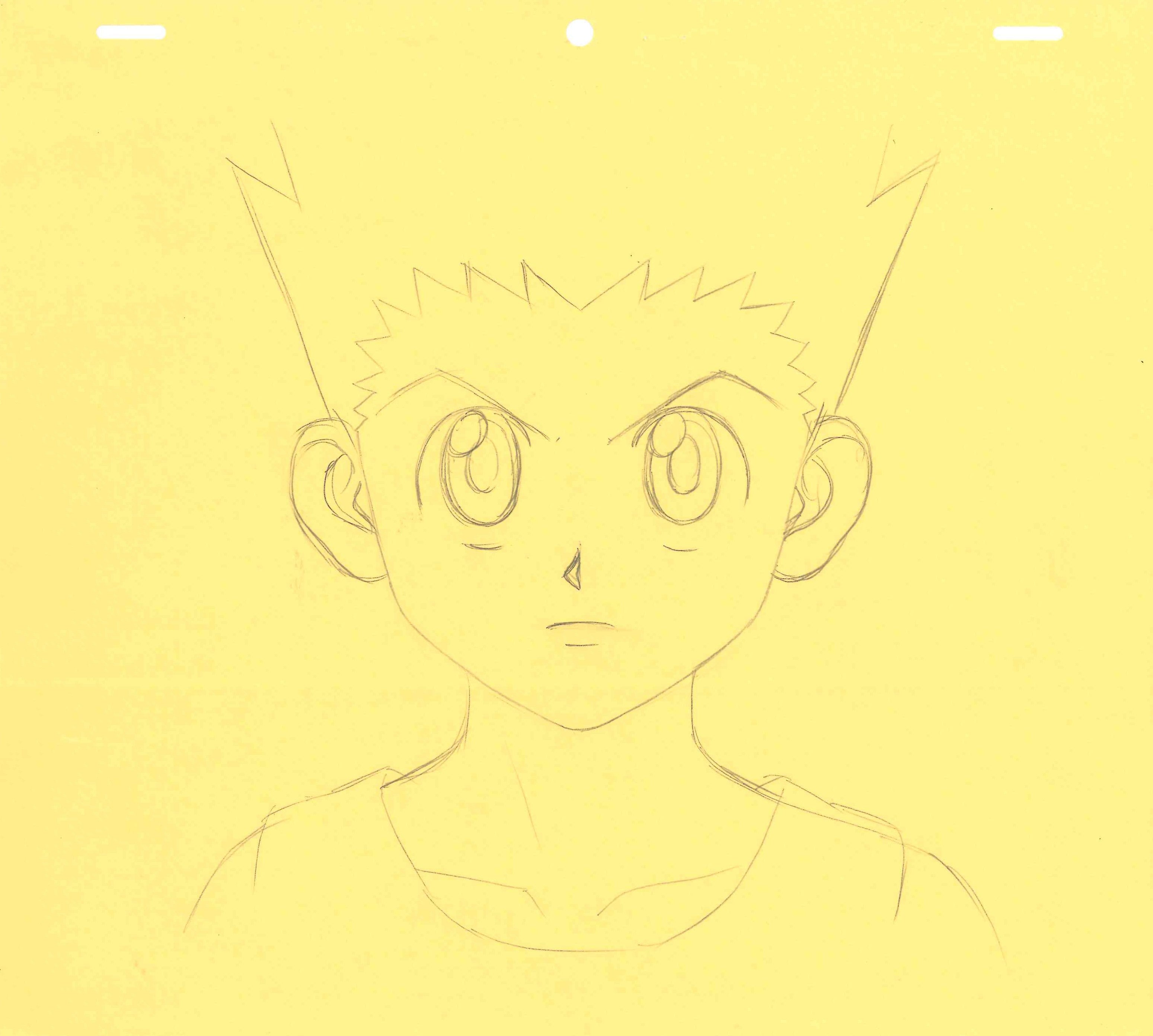 Hunter x Hunter Original Sketch (Gon) 2-page Set