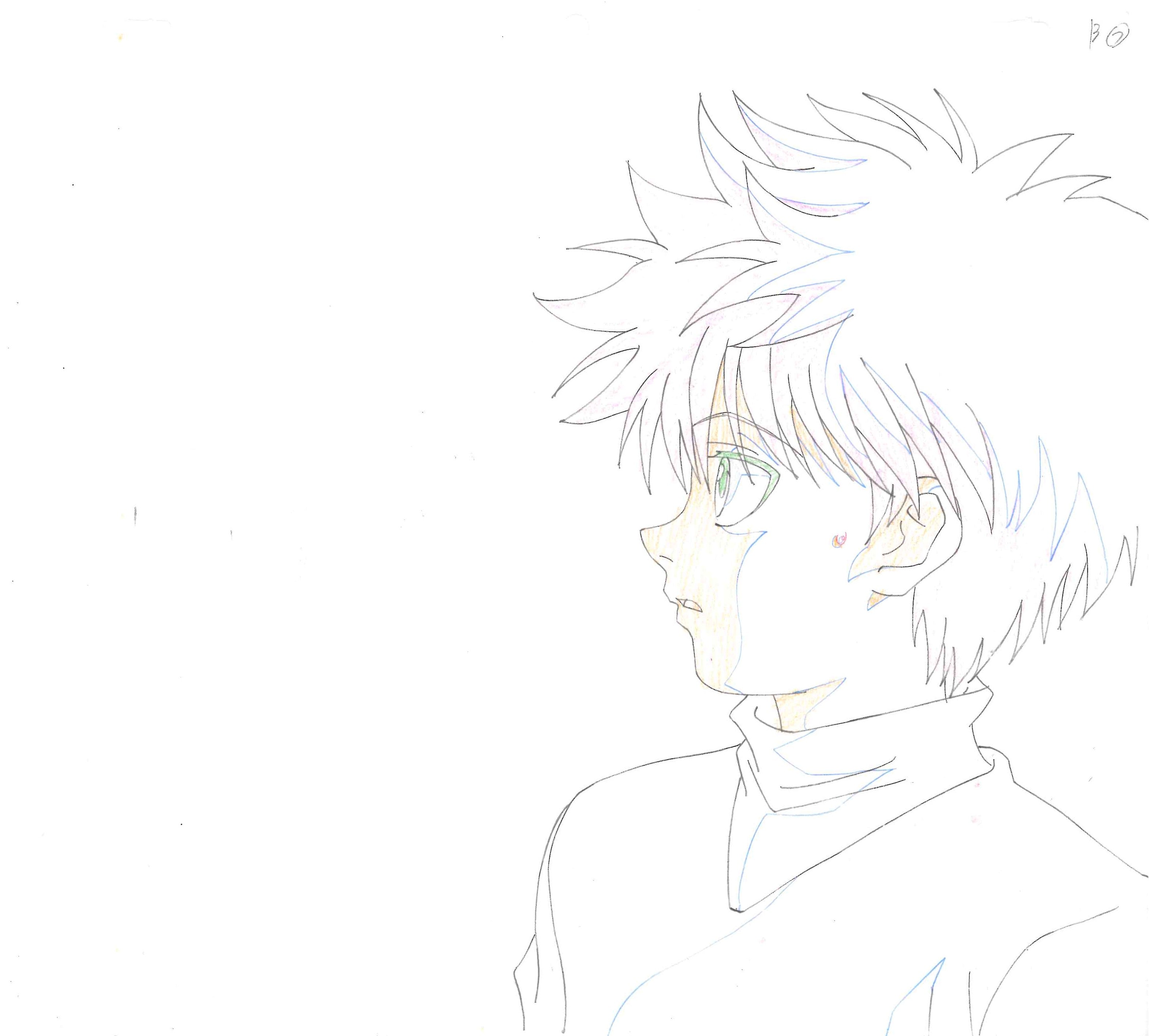 Hunter x Hunter Original Cel and Drawing (Killua)
