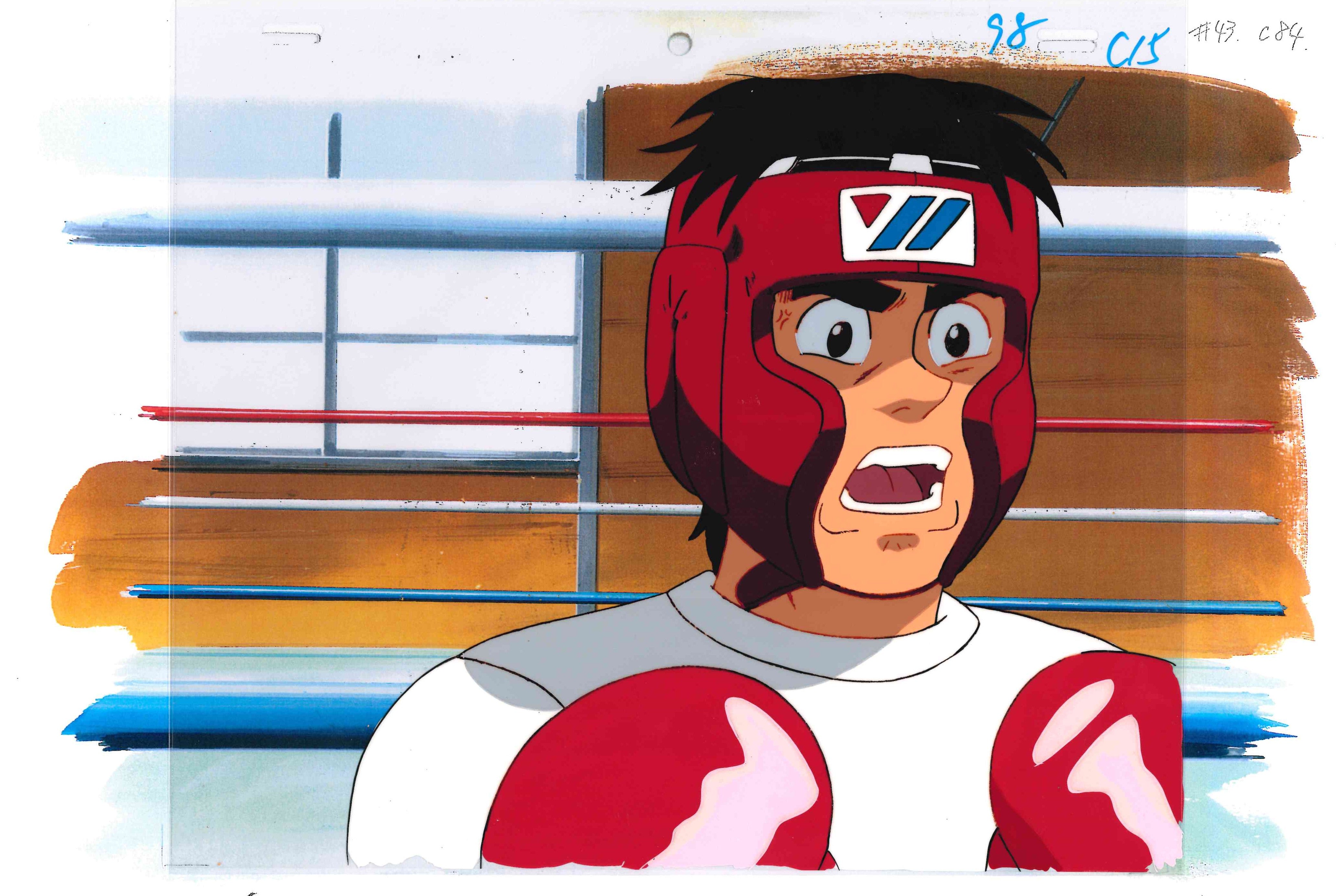 Hajime No Ippo Original Cel and Drawing (Ippo Makunouchi)