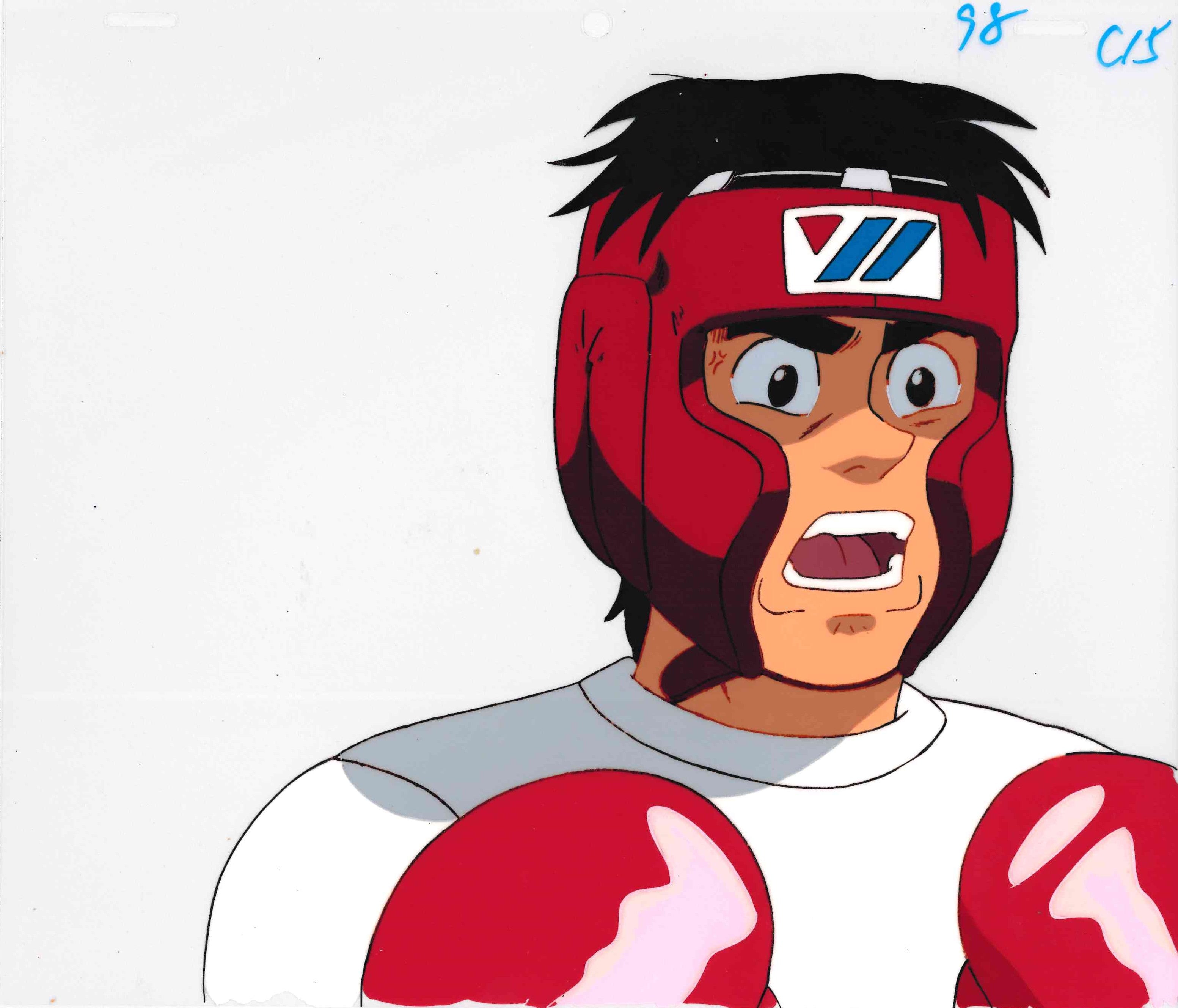 Hajime No Ippo Original Cel and Drawing (Ippo Makunouchi)