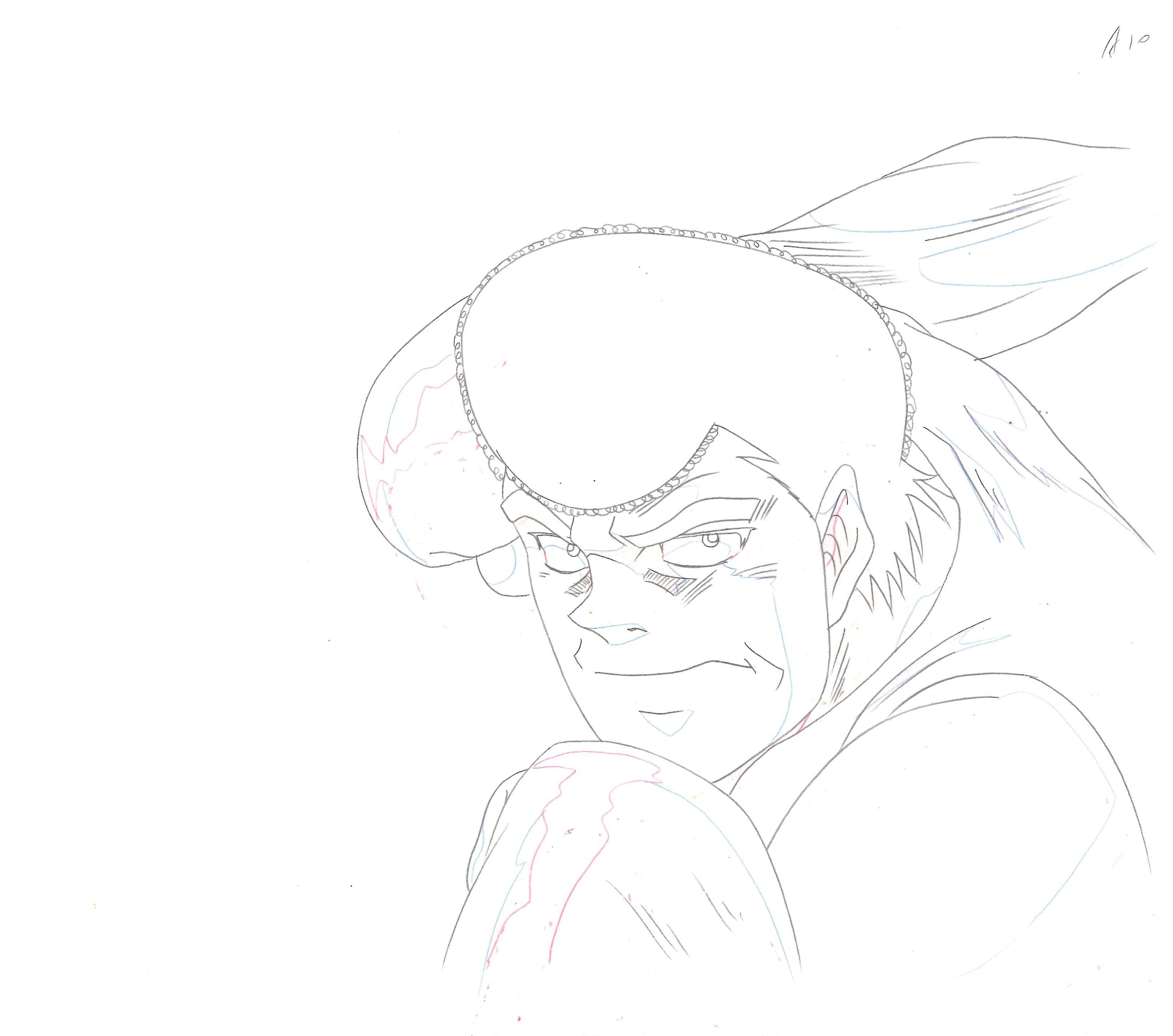 Hajime No Ippo Original Cel and Drawing (Mamoru Takamura)