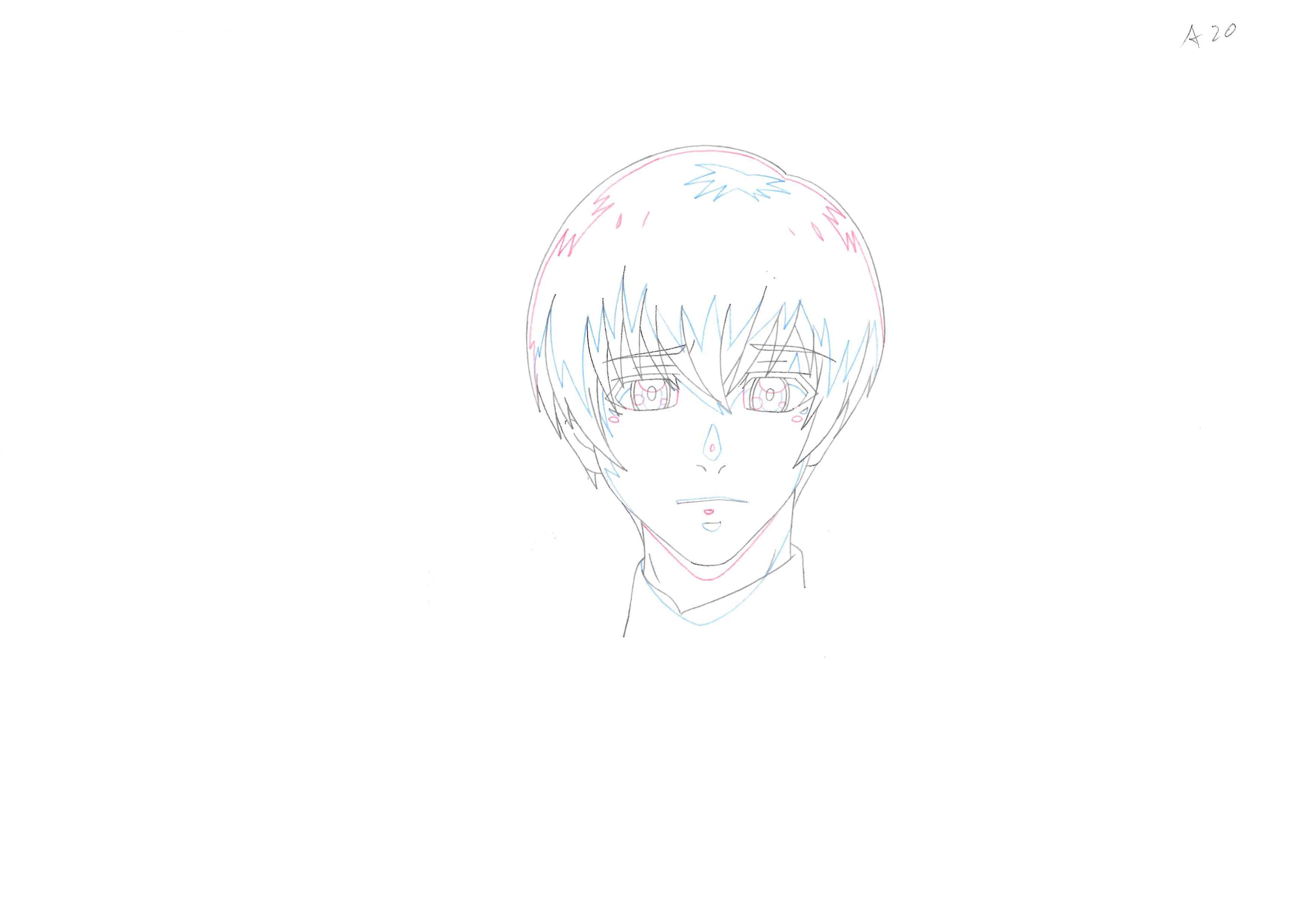Tokyo Ghoul Original Drawing (Ken Kaneki) 7-page Set