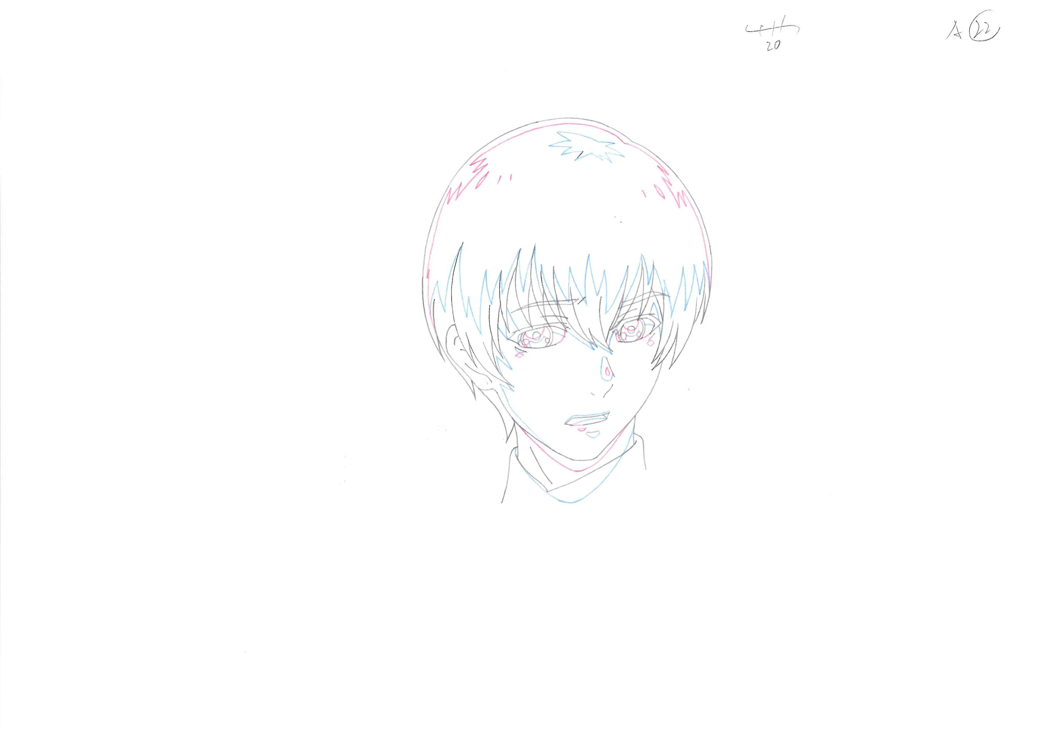 Tokyo Ghoul Original Drawing (Ken Kaneki) 7-page Set
