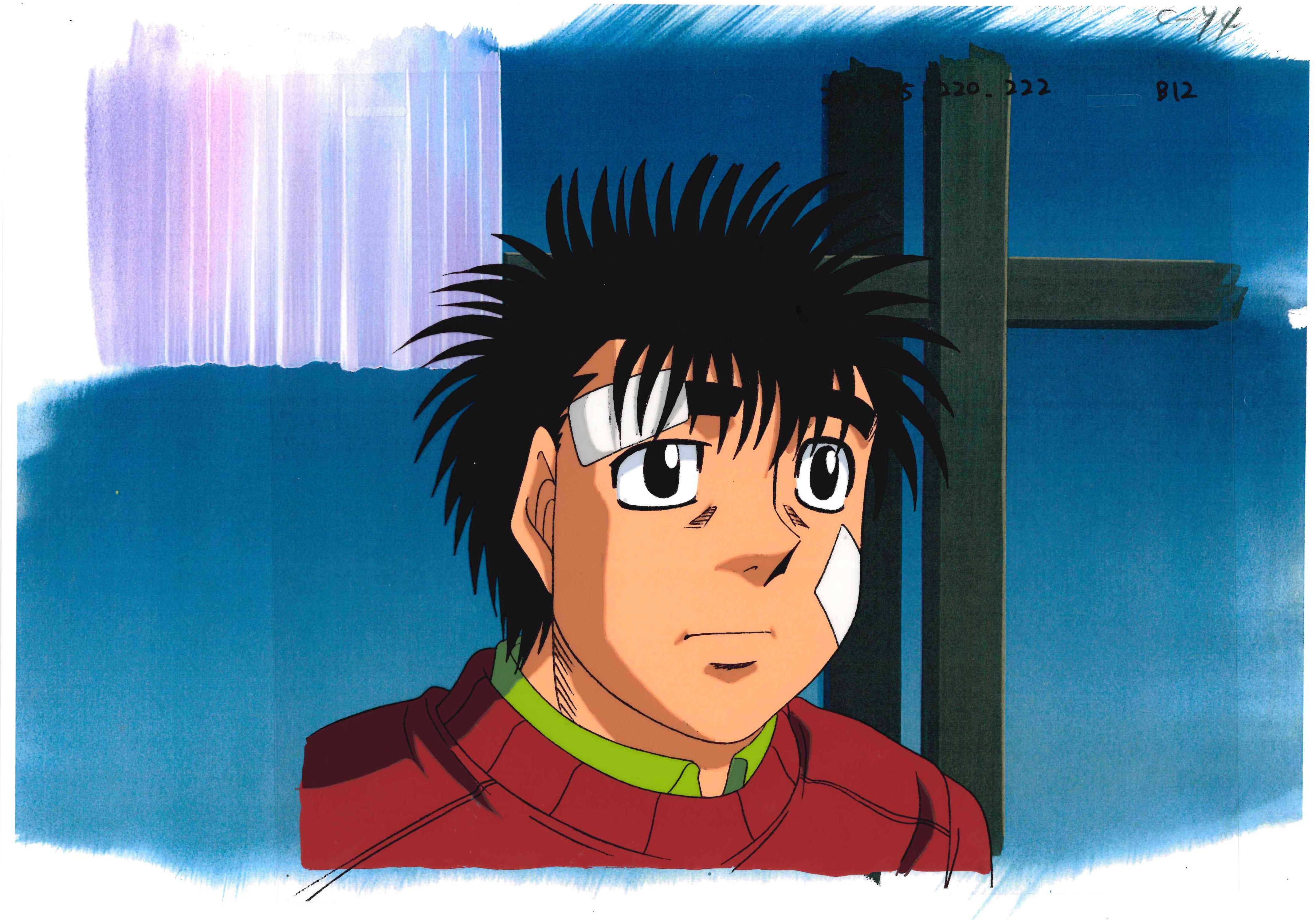 Hajime No Ippo Original Cels and Sketch (Ippo Makunouchi)