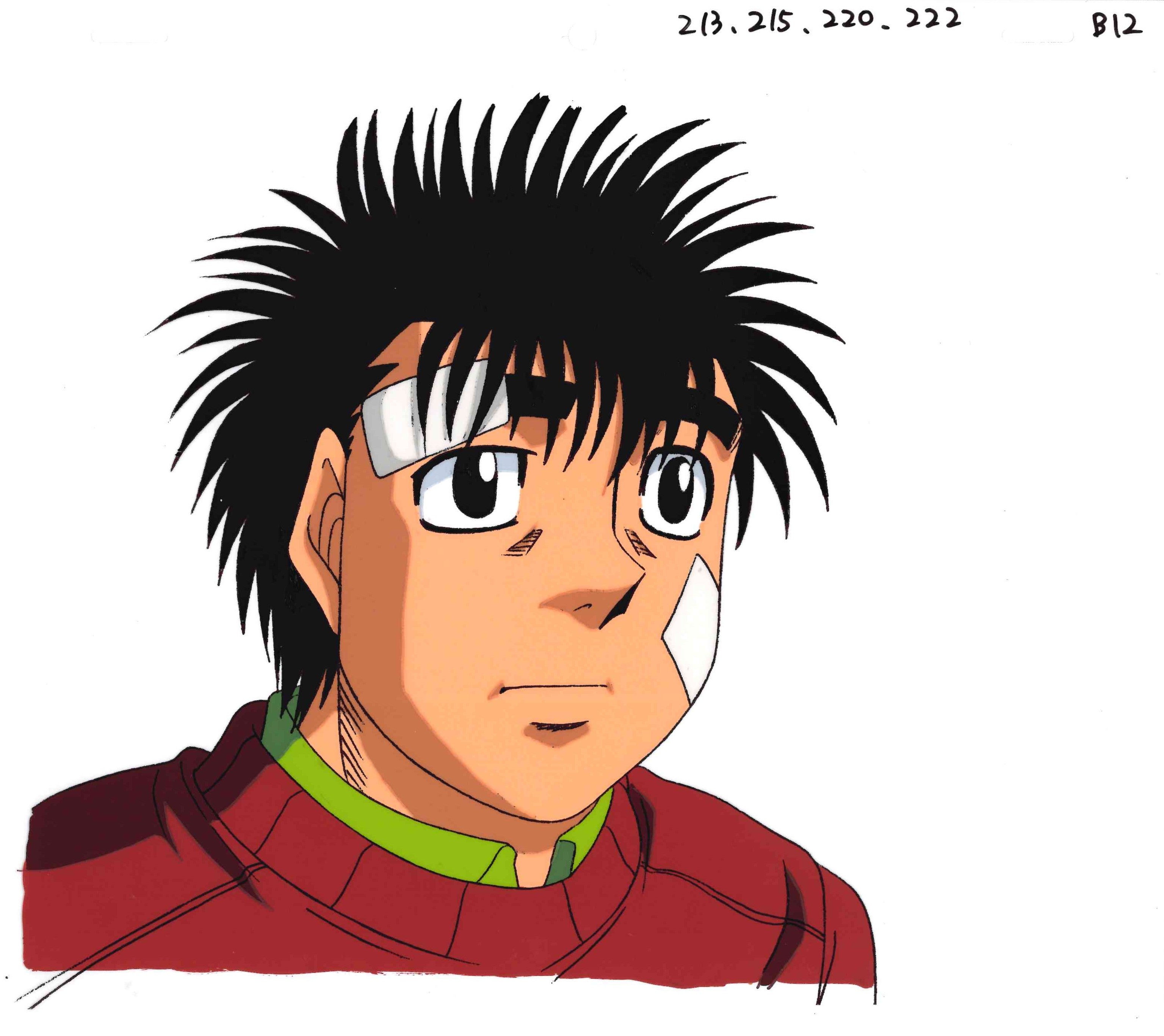 Hajime No Ippo Original Cels and Sketch (Ippo Makunouchi)