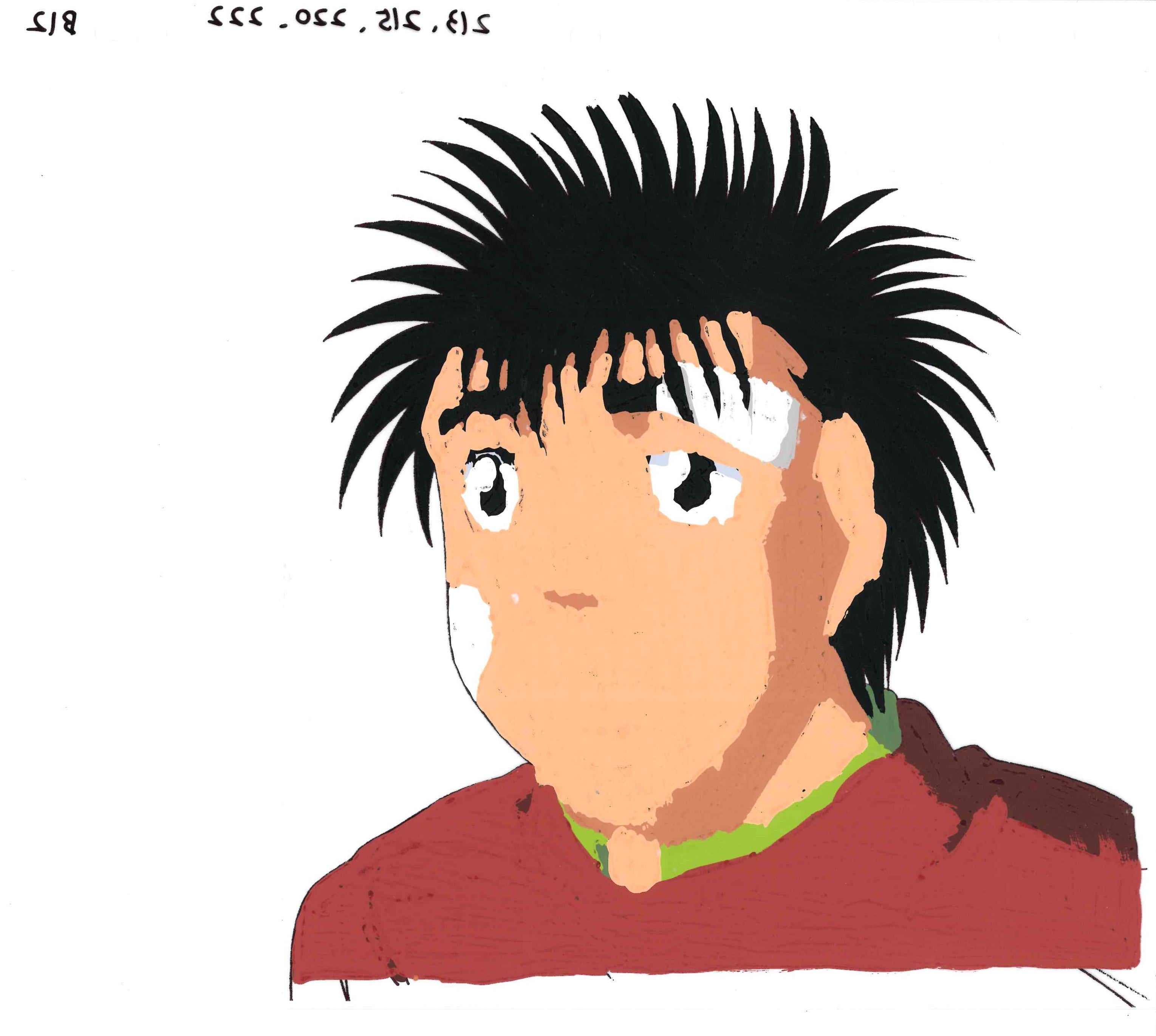 Hajime No Ippo Original Cels and Sketch (Ippo Makunouchi)