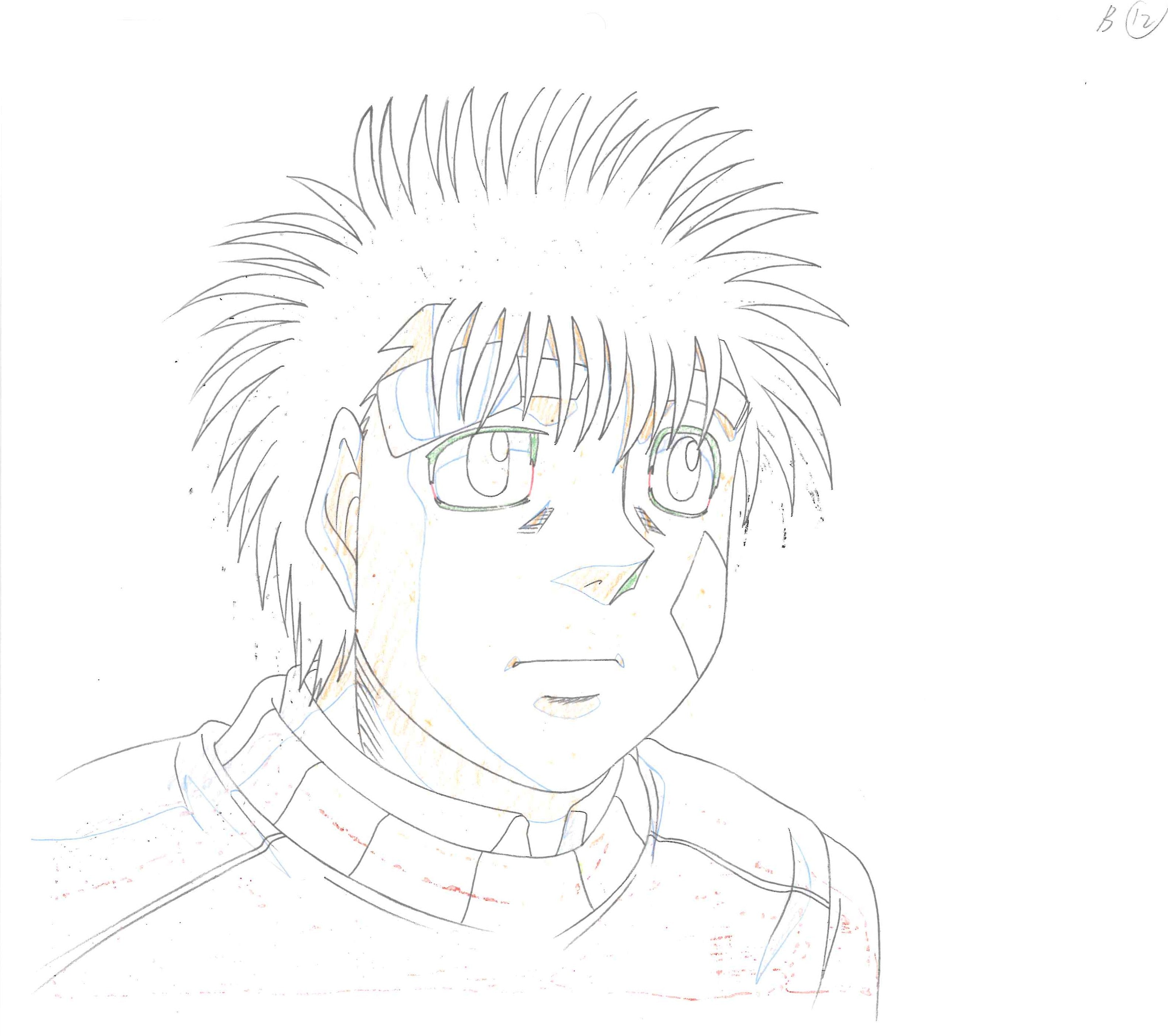 Hajime No Ippo Original Cels and Sketch (Ippo Makunouchi)