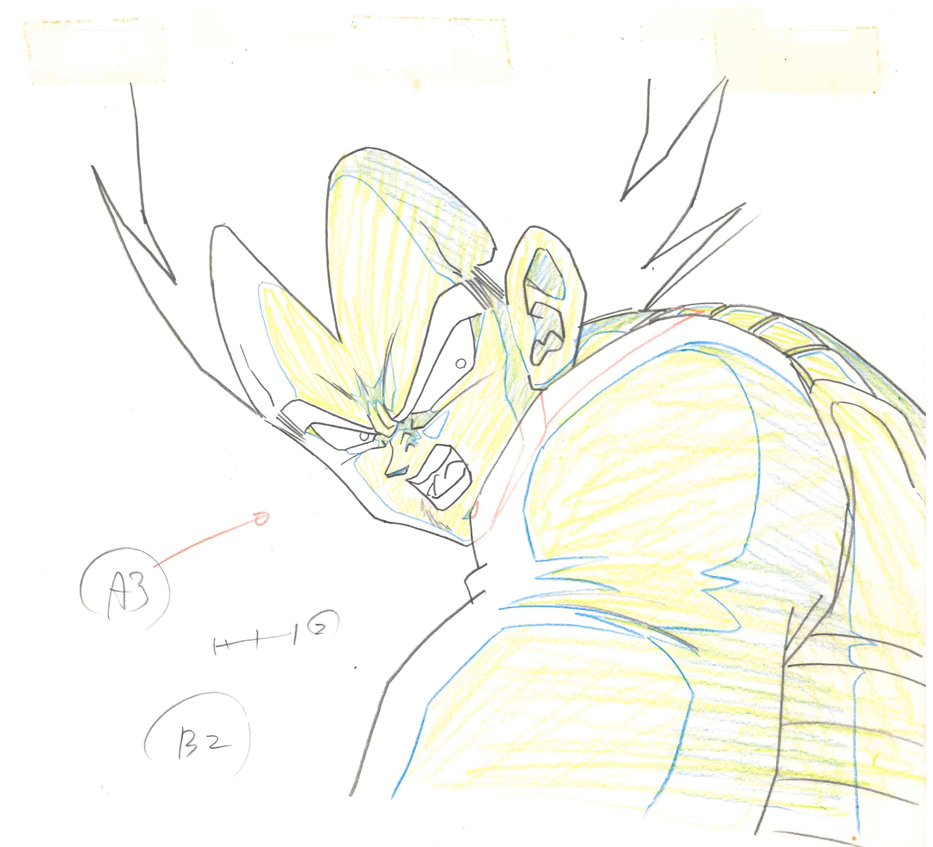 Dragon Ball Z Original Drawing (Vegeta)