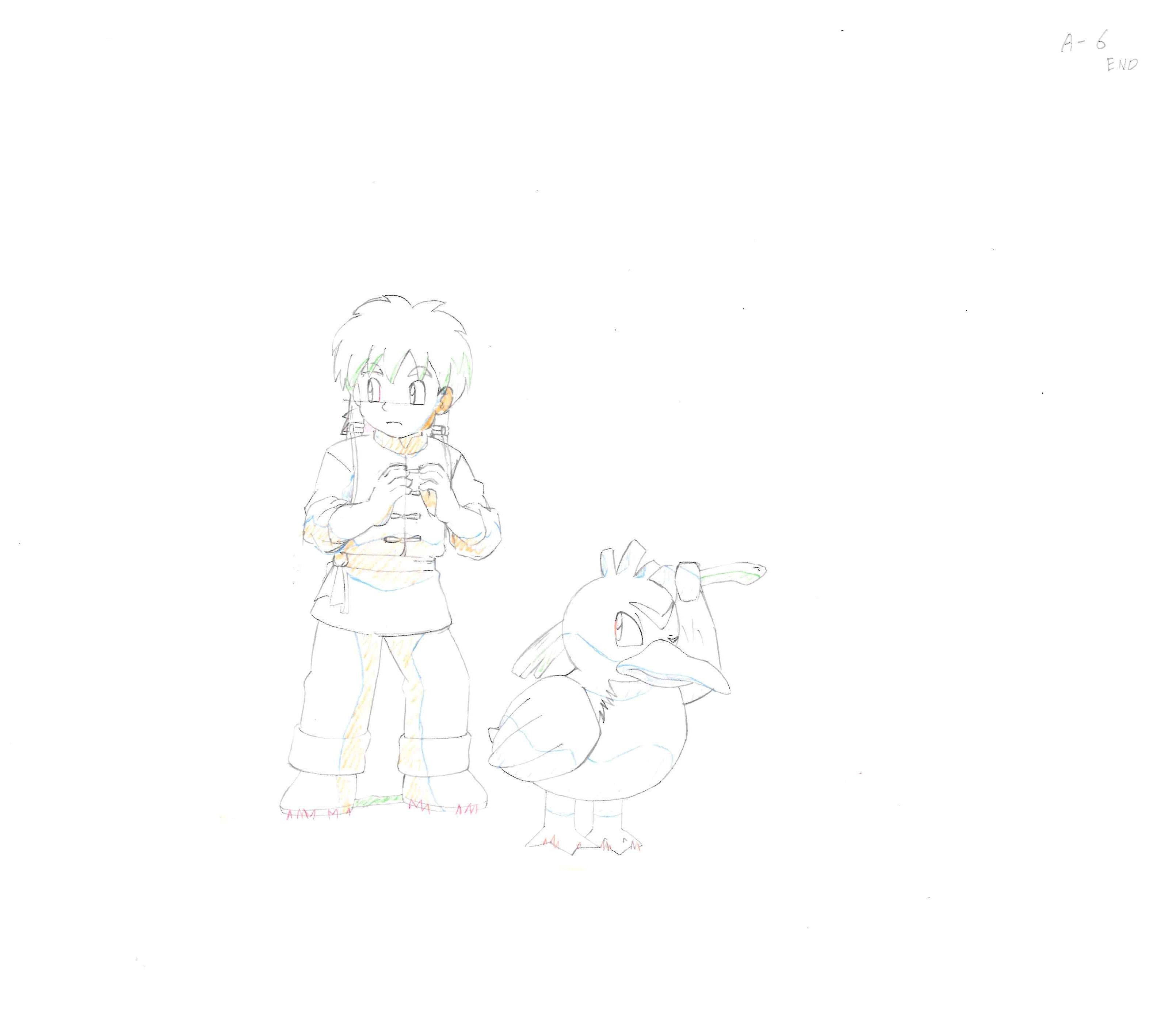 Pokemon Original Drawing (Farfetch'd)