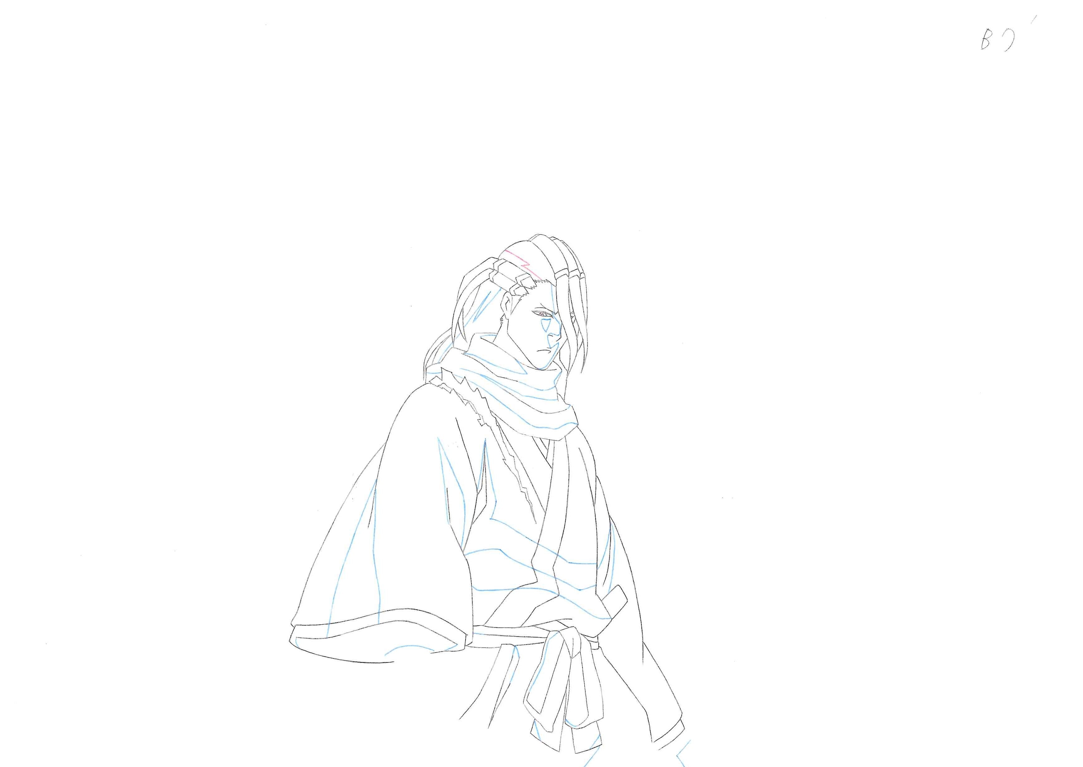 Bleach Original Drawing (Byakuya Kuchiki) 2-page Set