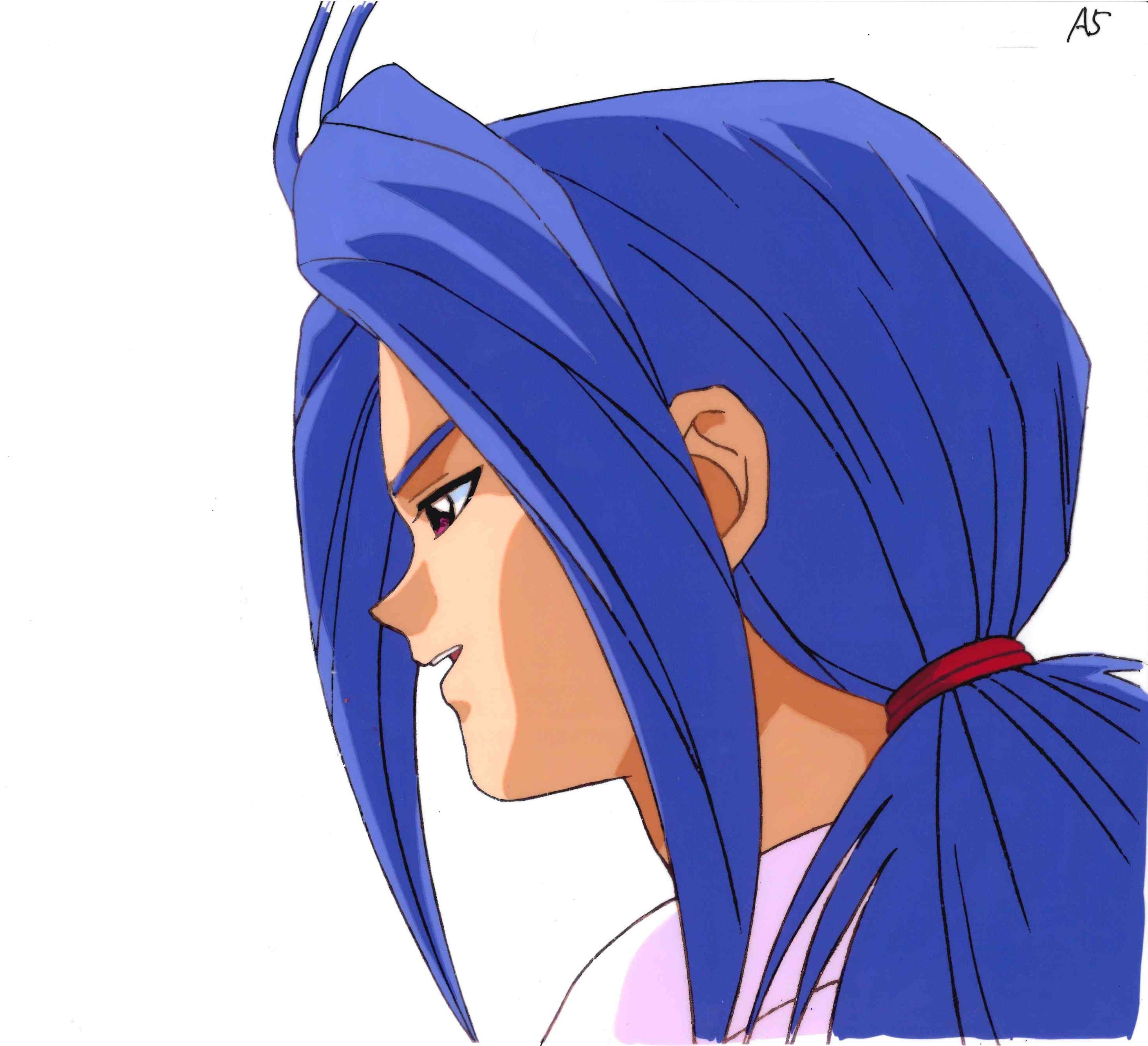YuYu Hakusho Original Cel and Drawing (Shishiwakamaru)