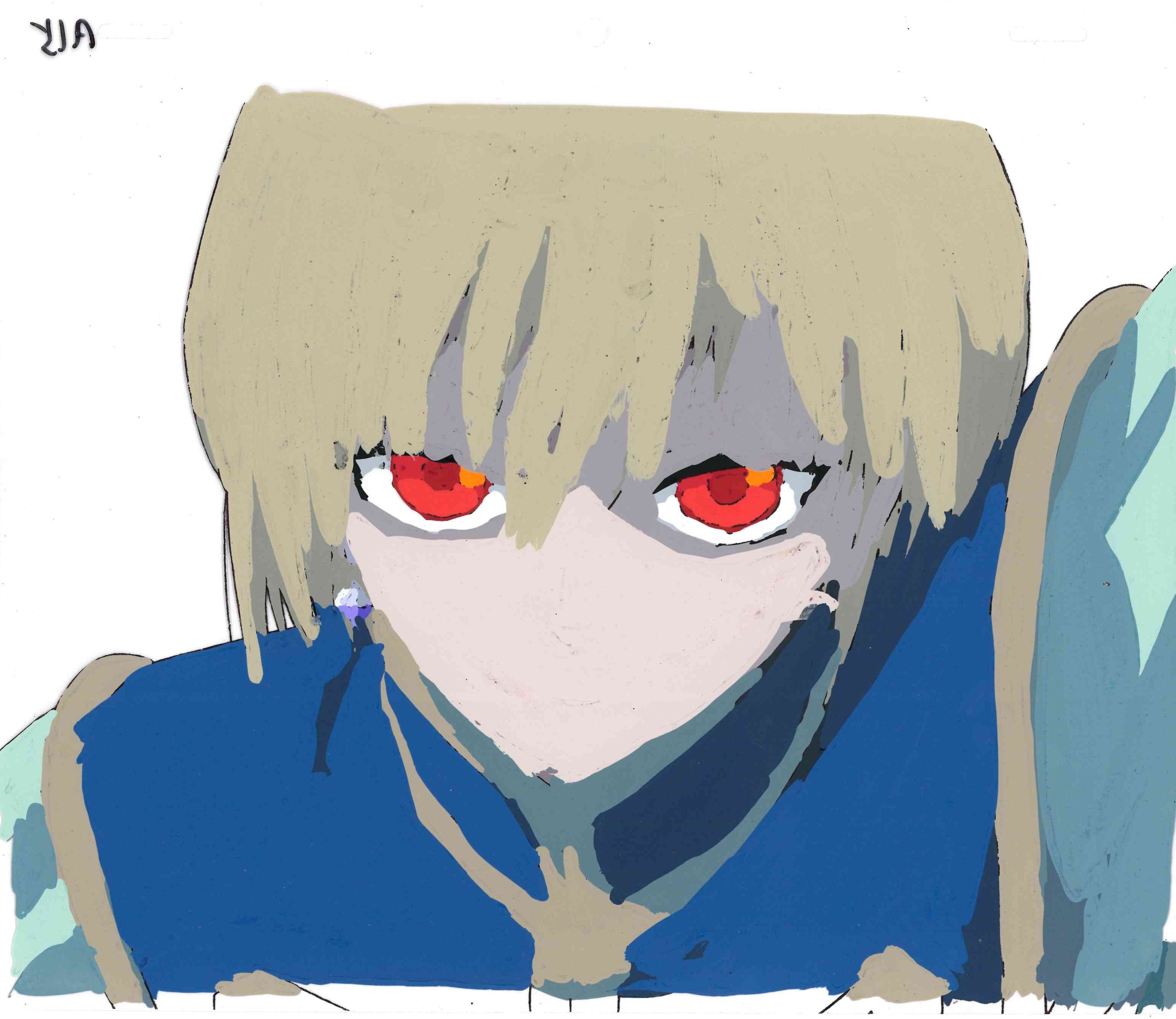 Hunter x Hunter Original Cel & Drawing (Kurapika)