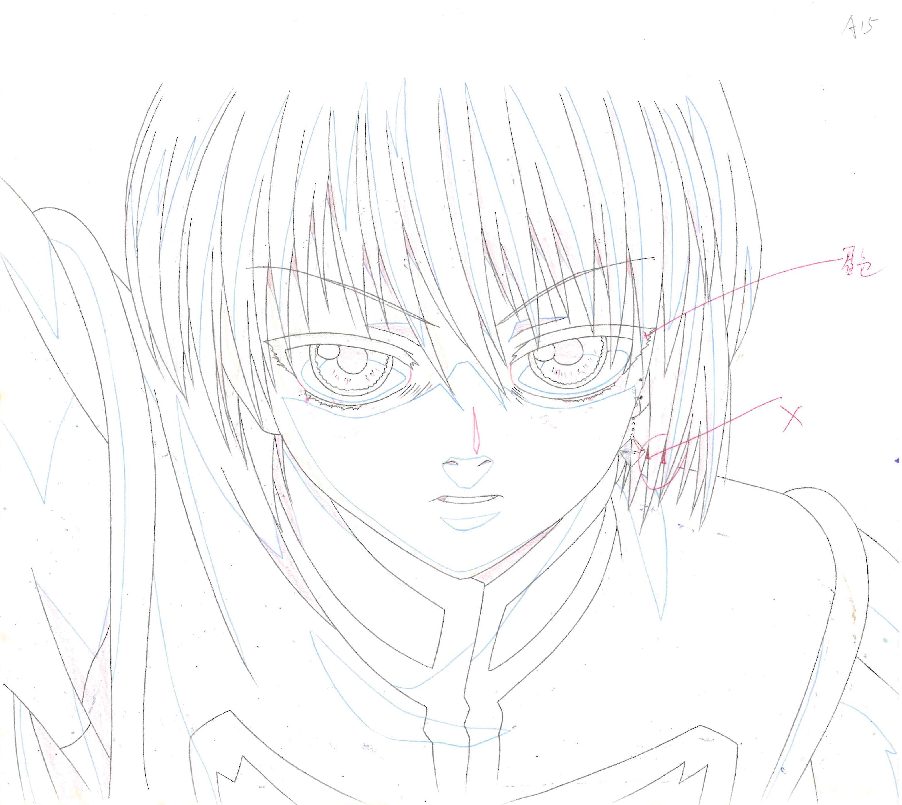 Hunter x Hunter Original Cel & Drawing (Kurapika)