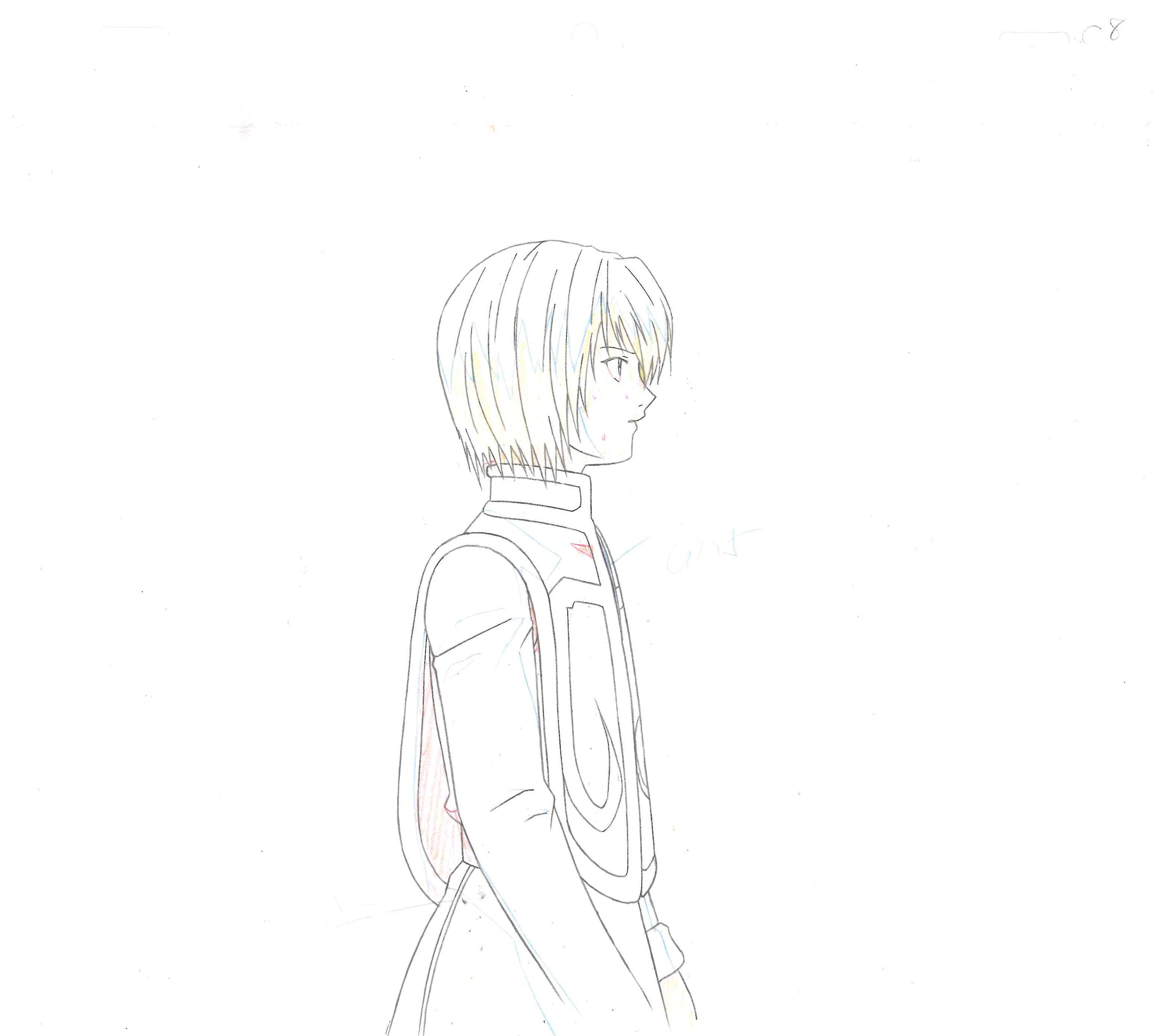 Hunter x Hunter Original Cel & Drawing (Kurapika)