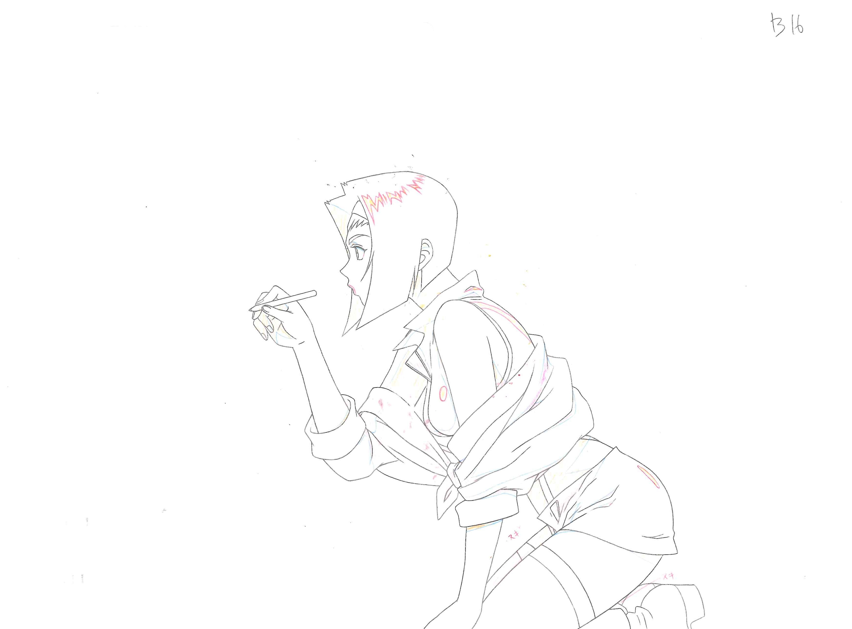 Cowboy Bebop Original Drawing (Faye Valentine)