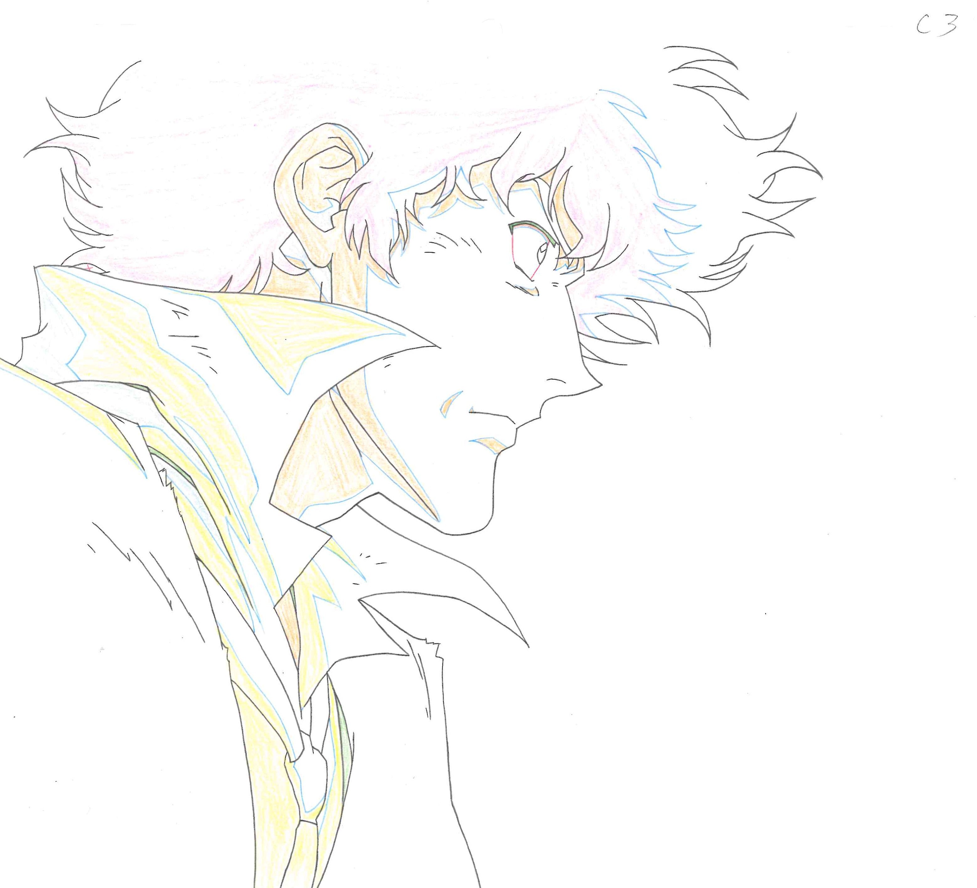 Cowboy Bebop Original Drawing (Spike Spiegel)
