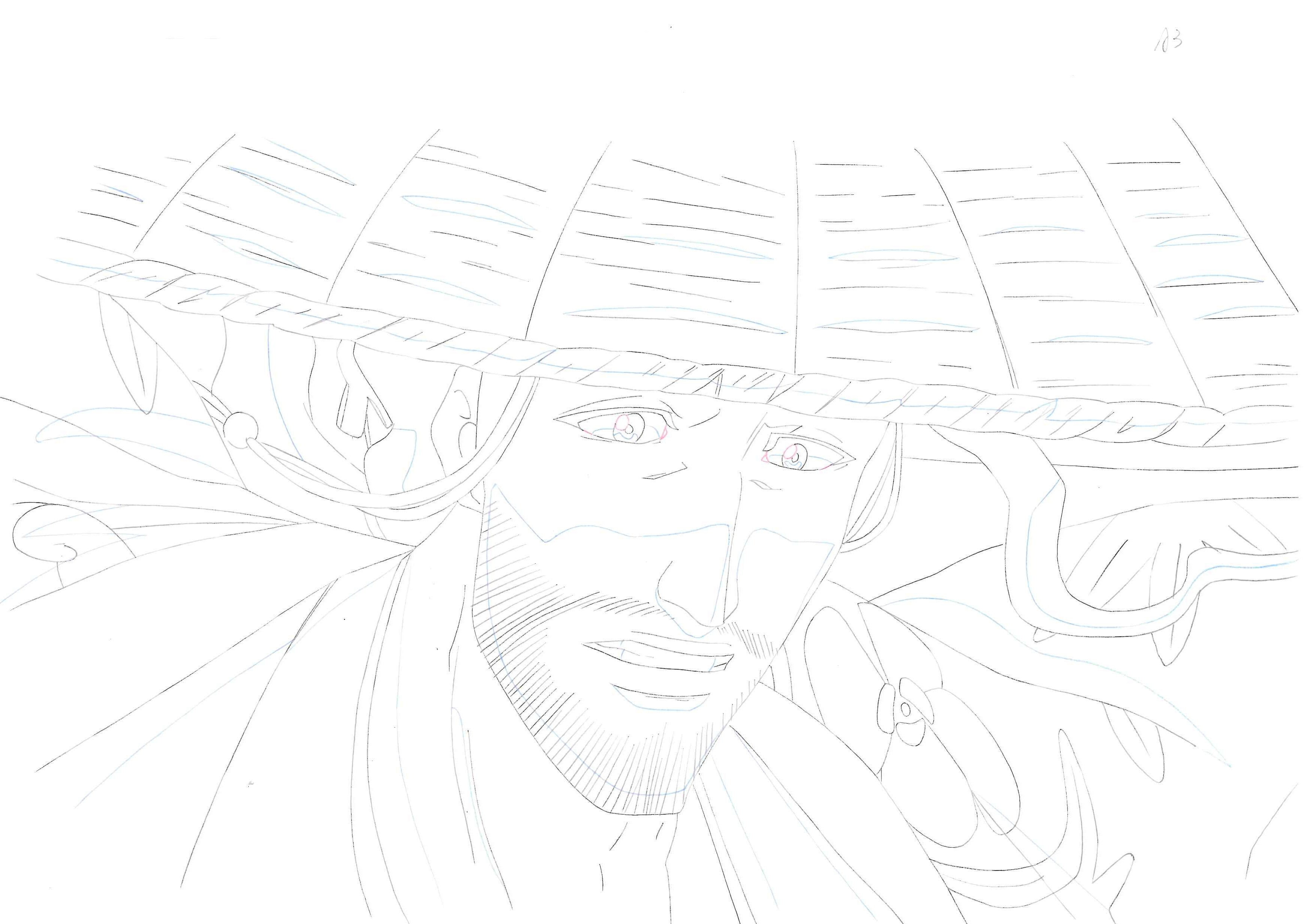 Bleach Original Drawing (Shunsui Kyoraku)