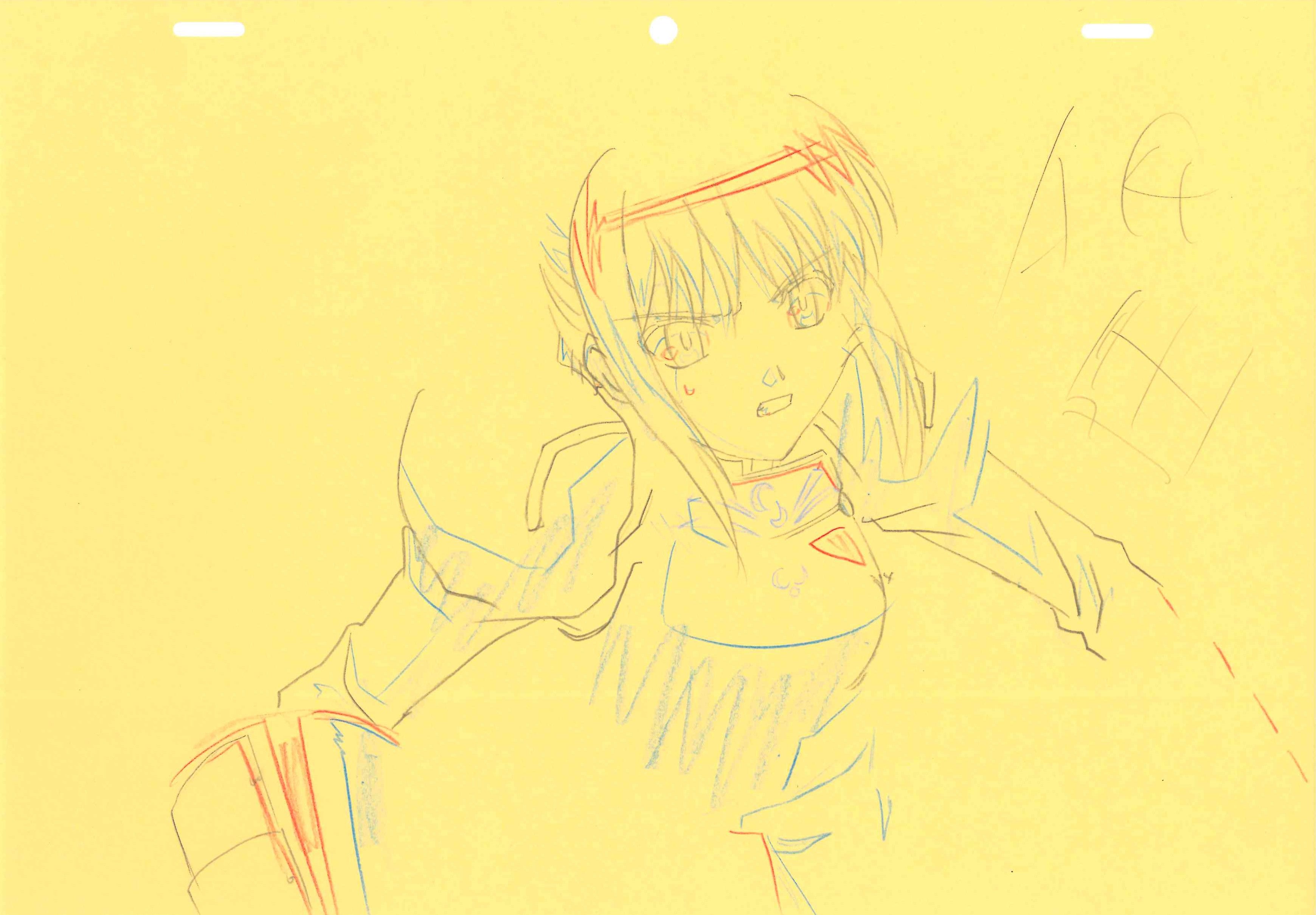 Fate/stay night 2006 Original Drawing 2-Page Set (Artoria Pendragon)