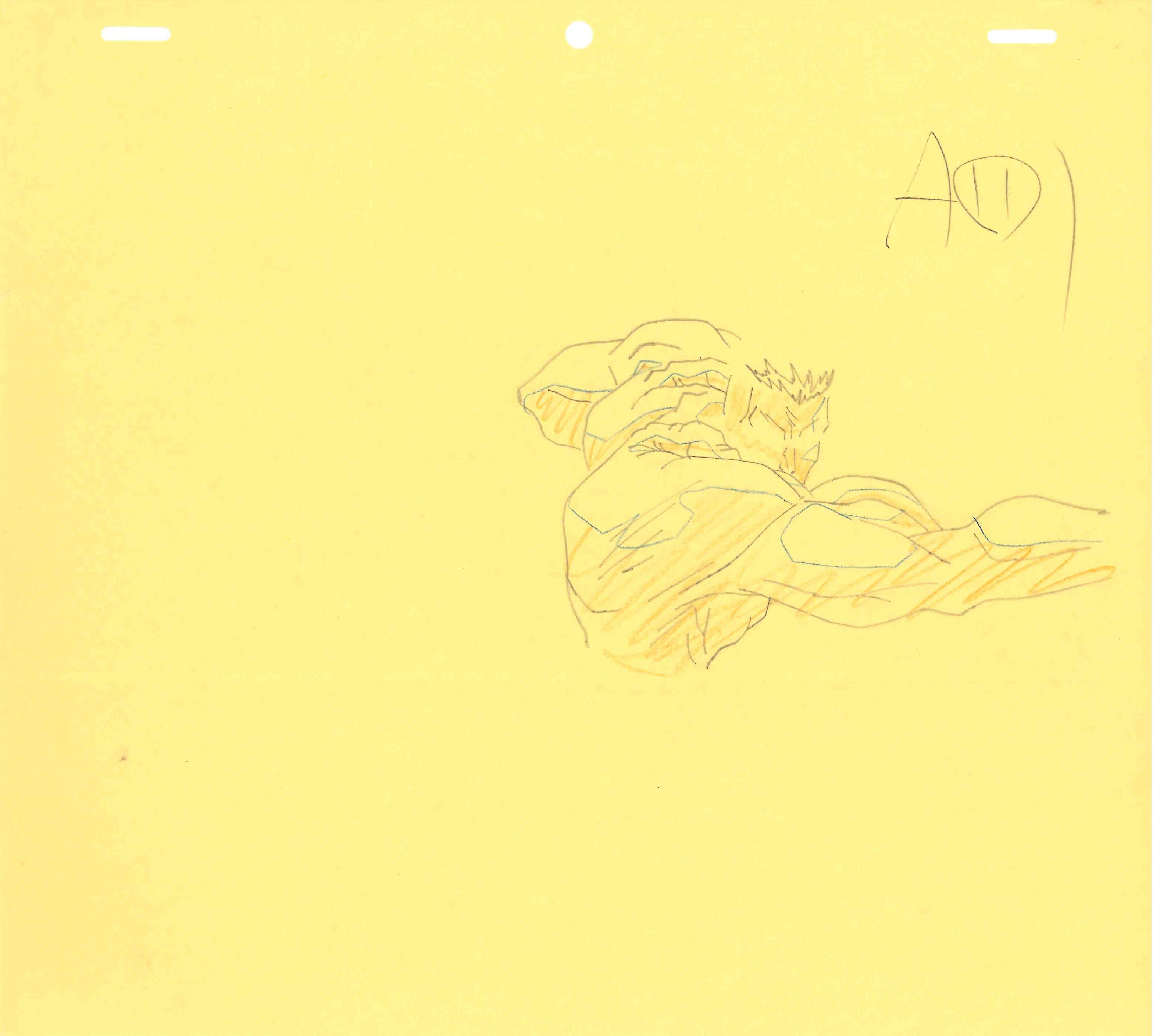 YuYu Hakusho Original Drawing (Younger Toguro) 2-page Set