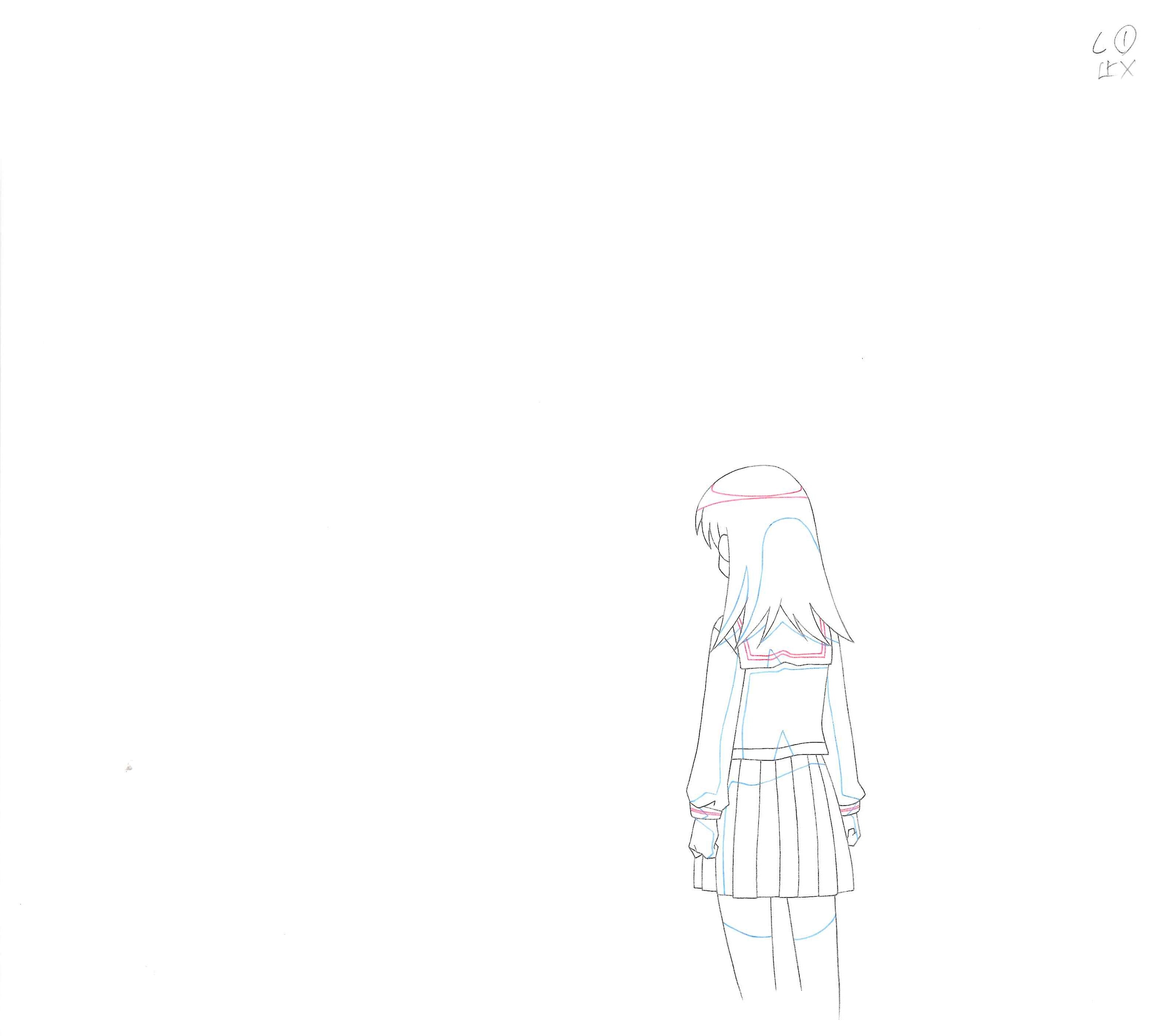 Azumanga Daioh Original Drawing (Tomo Takino) 2-page set