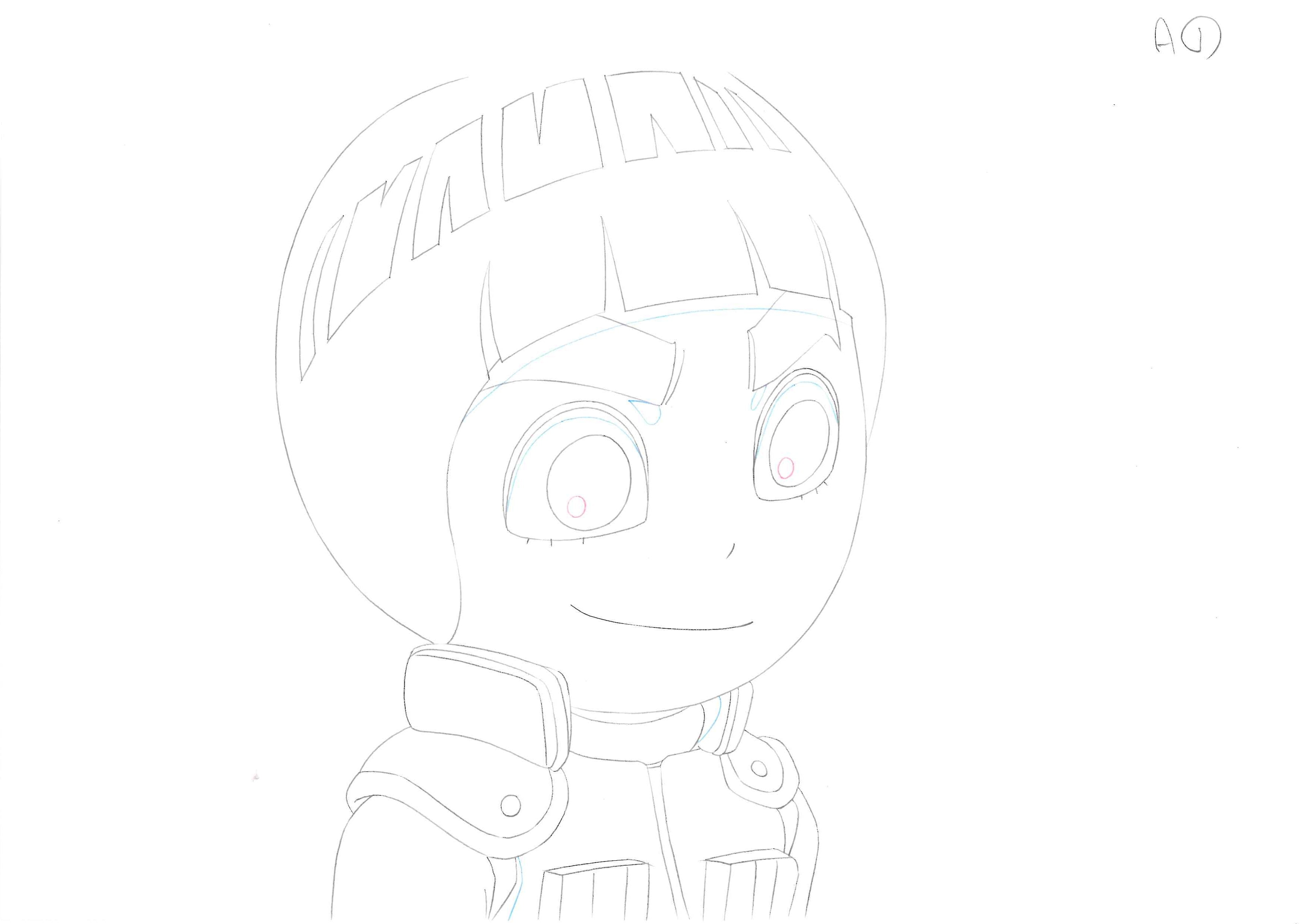Naruto Original Drawing (Rock Lee)