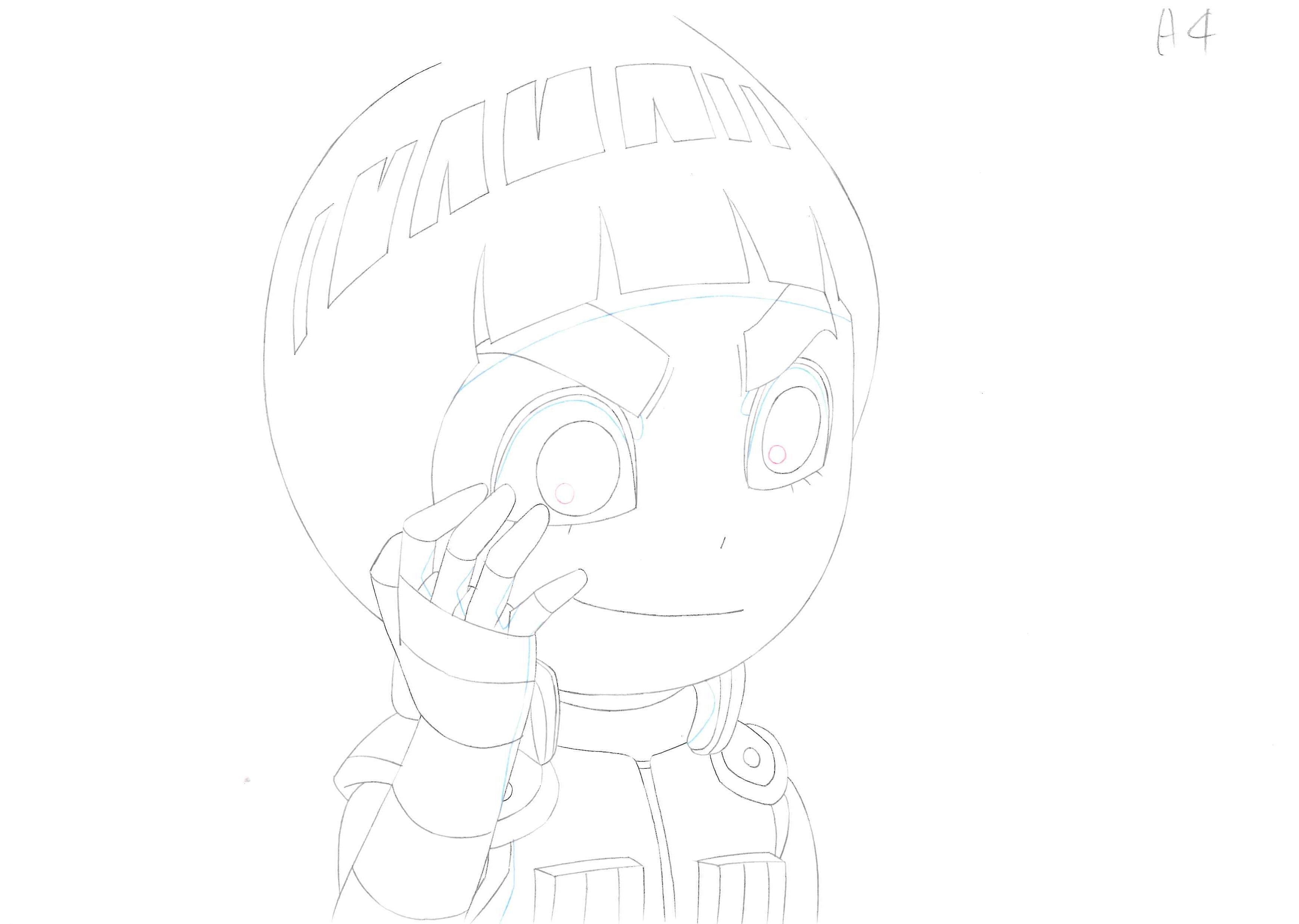 Naruto Original Drawing (Rock Lee)