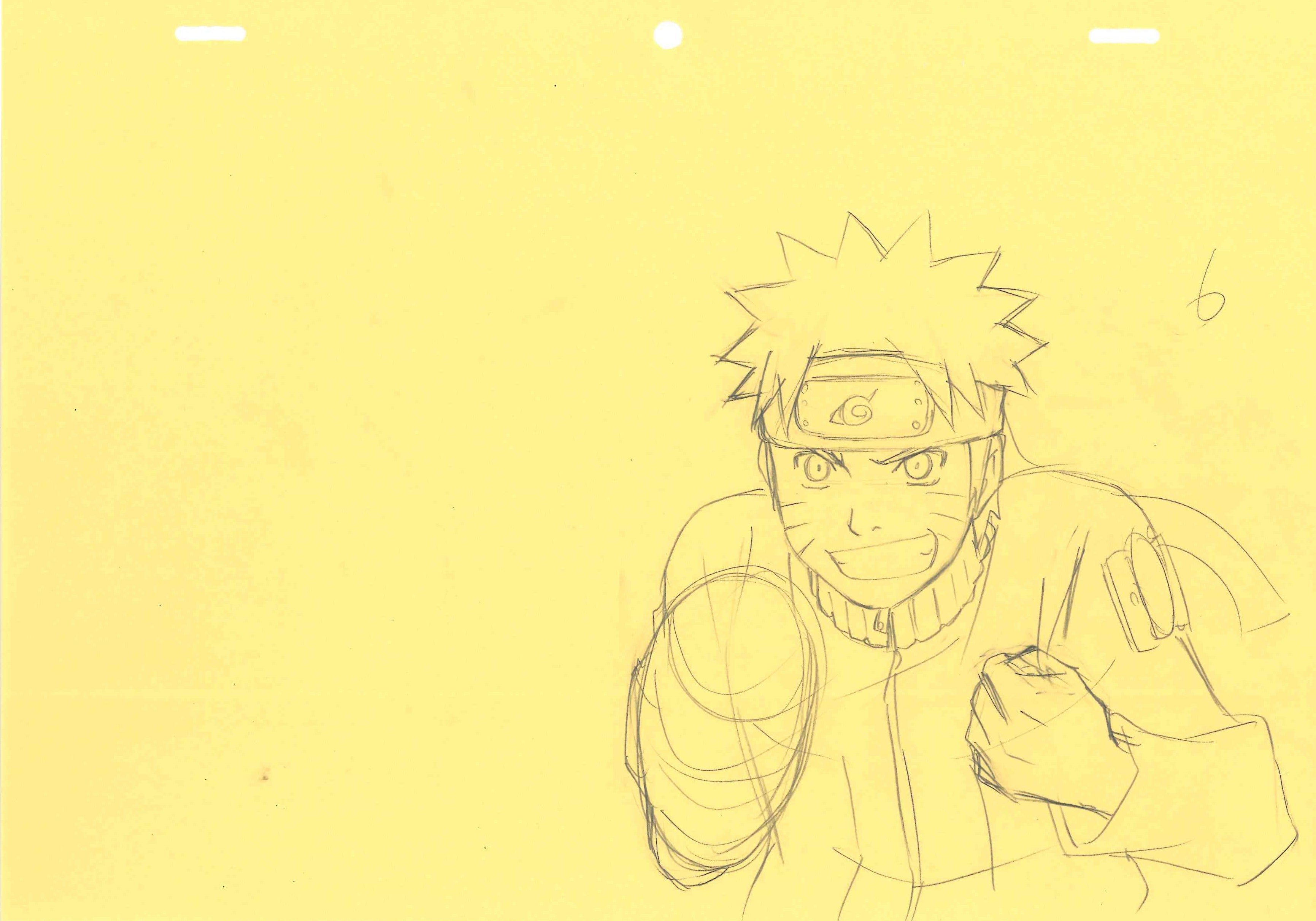 Naruto Shippuden Original Drawing (Naruto Uzumaki)