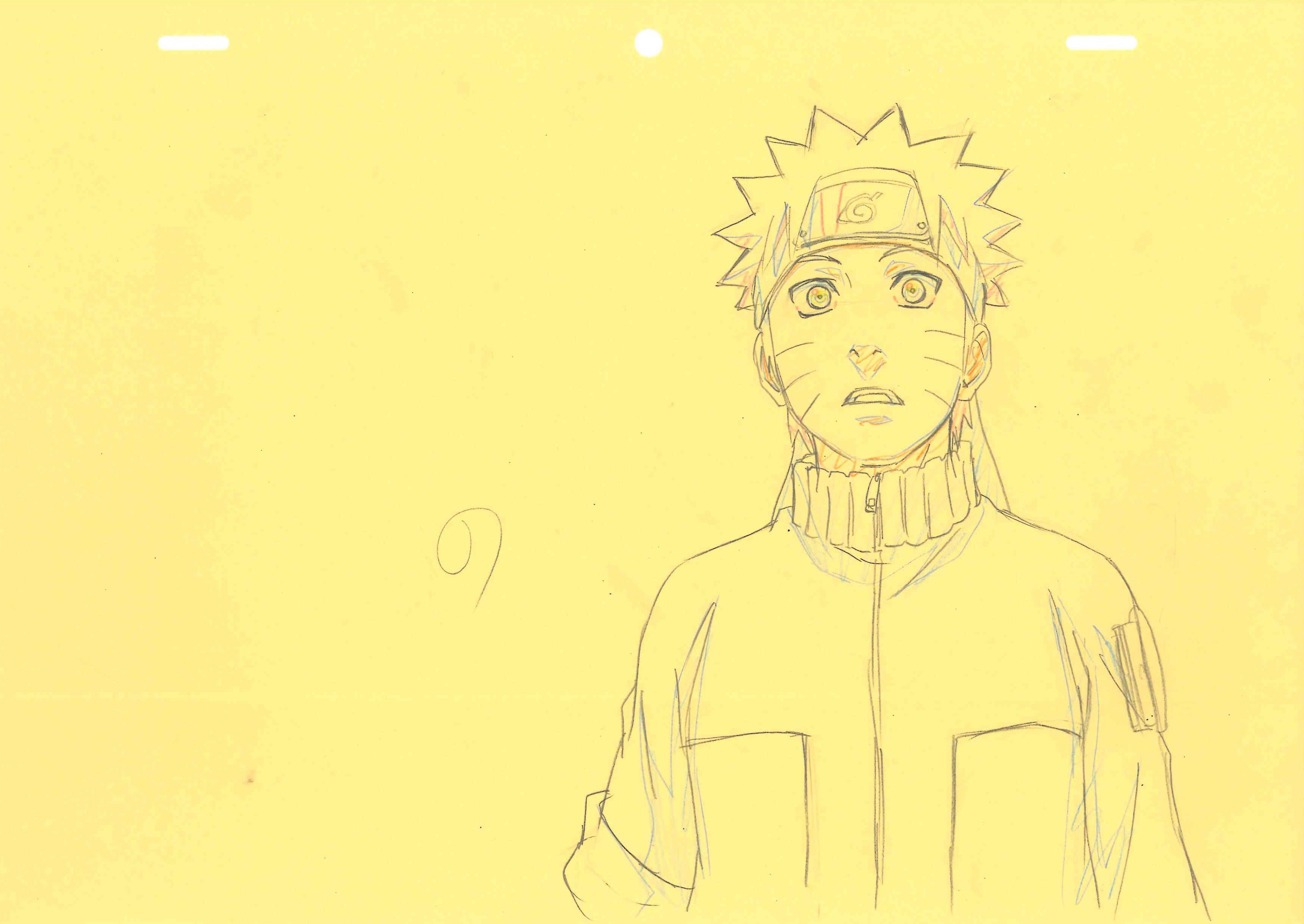 Naruto Shippuden Original Drawing (Naruto Uzumaki)