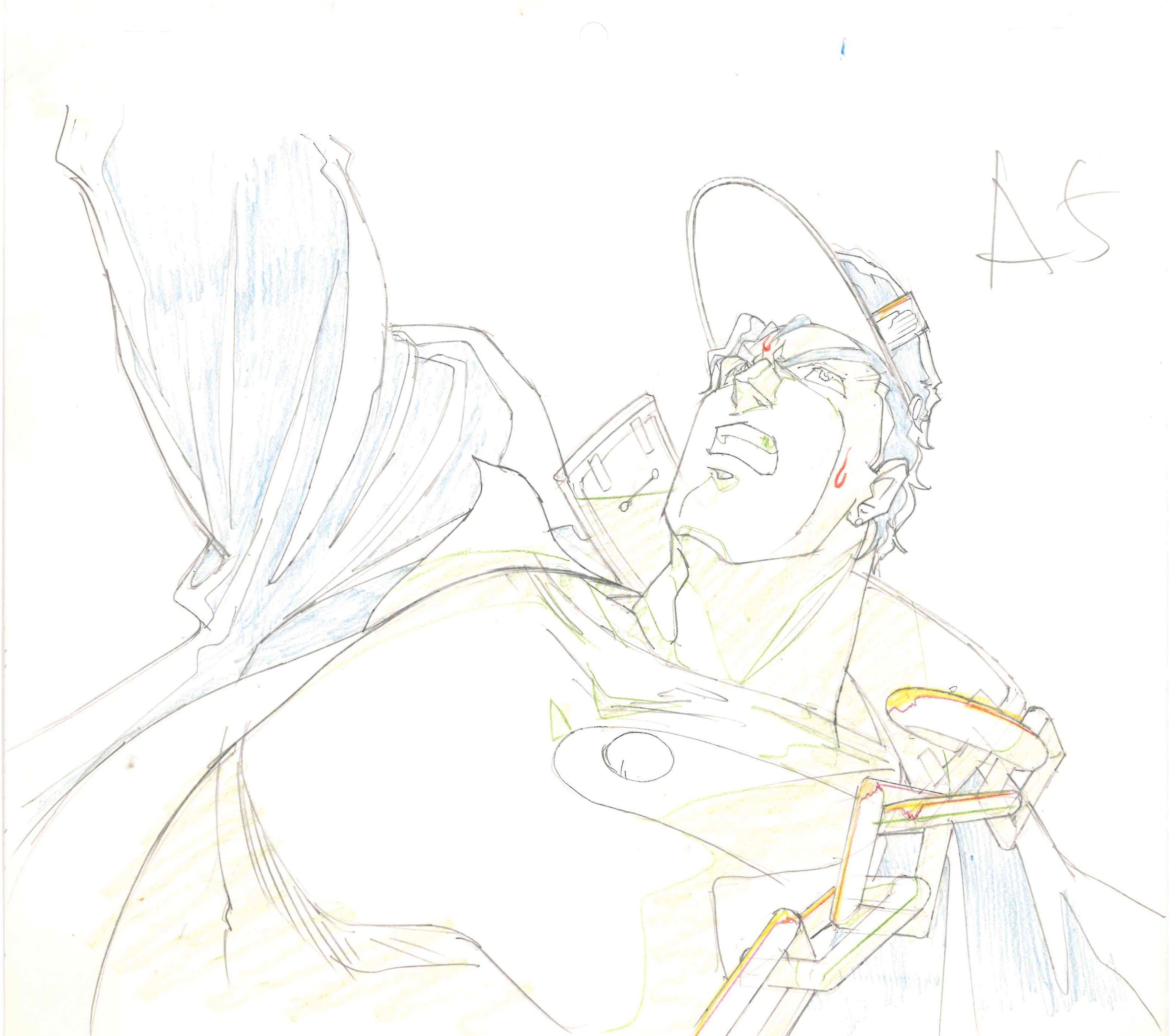 Jojo's Bizarre Adventure Original Sketch (Jotaro Kujo) 10-page Set