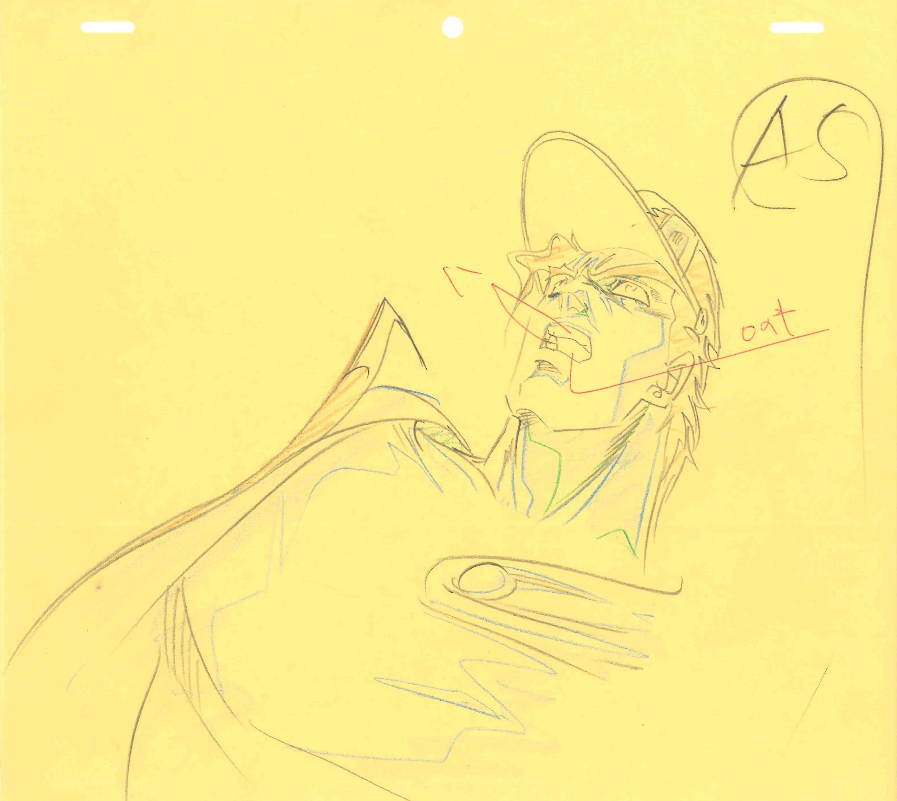 Jojo's Bizarre Adventure Original Sketch (Jotaro Kujo) 10-page Set