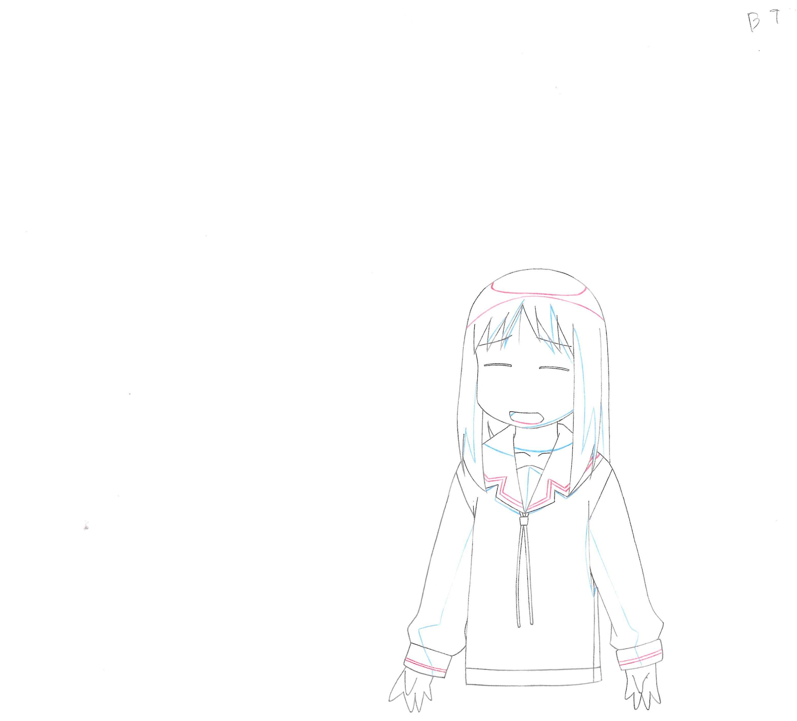 Azumanga Daioh (Ayumu Kasuga, Kagura) Original Drawing 3-page Set