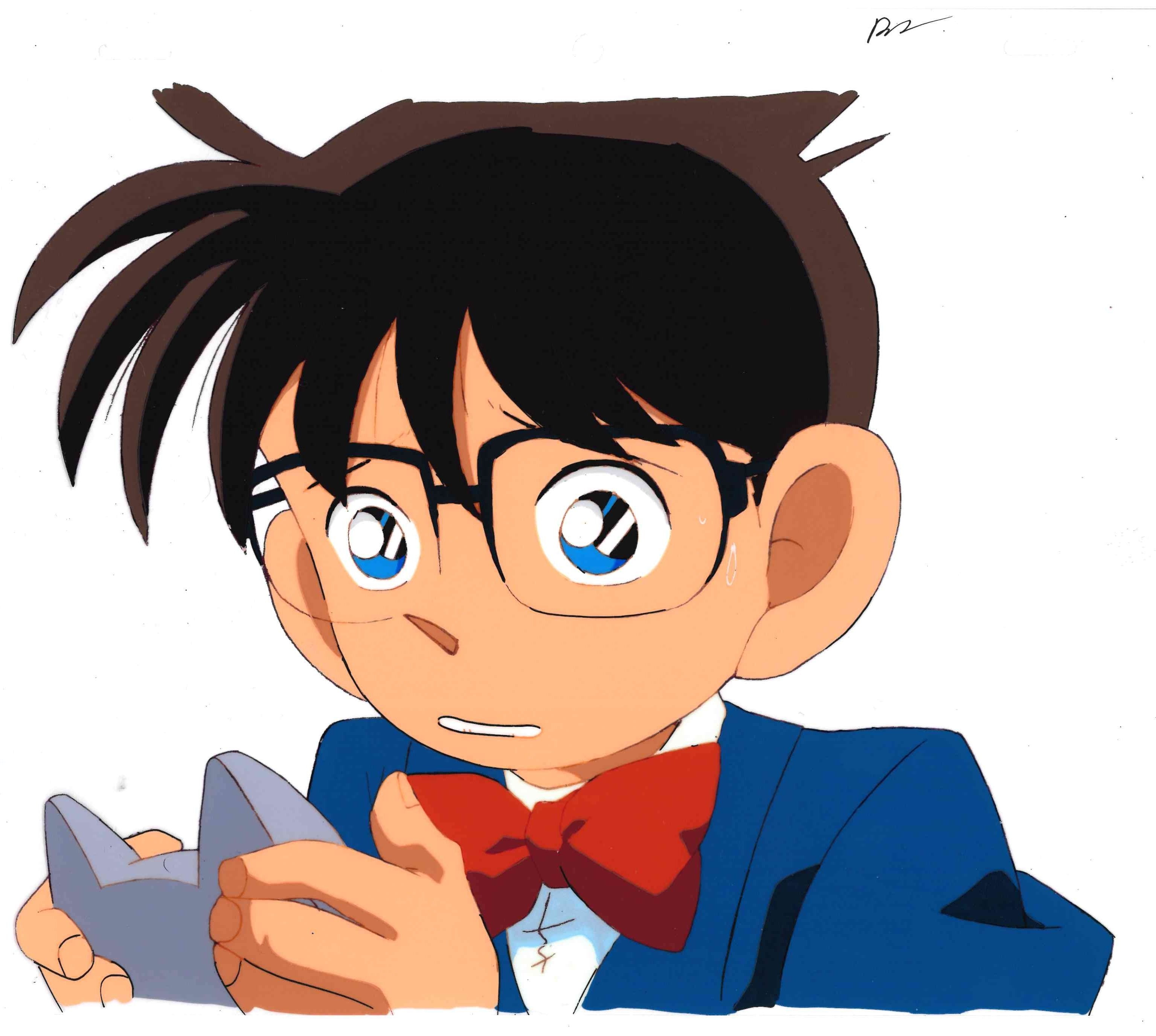 Detective Conan - Cel original, boceto y fondo (Conan Edogawa)