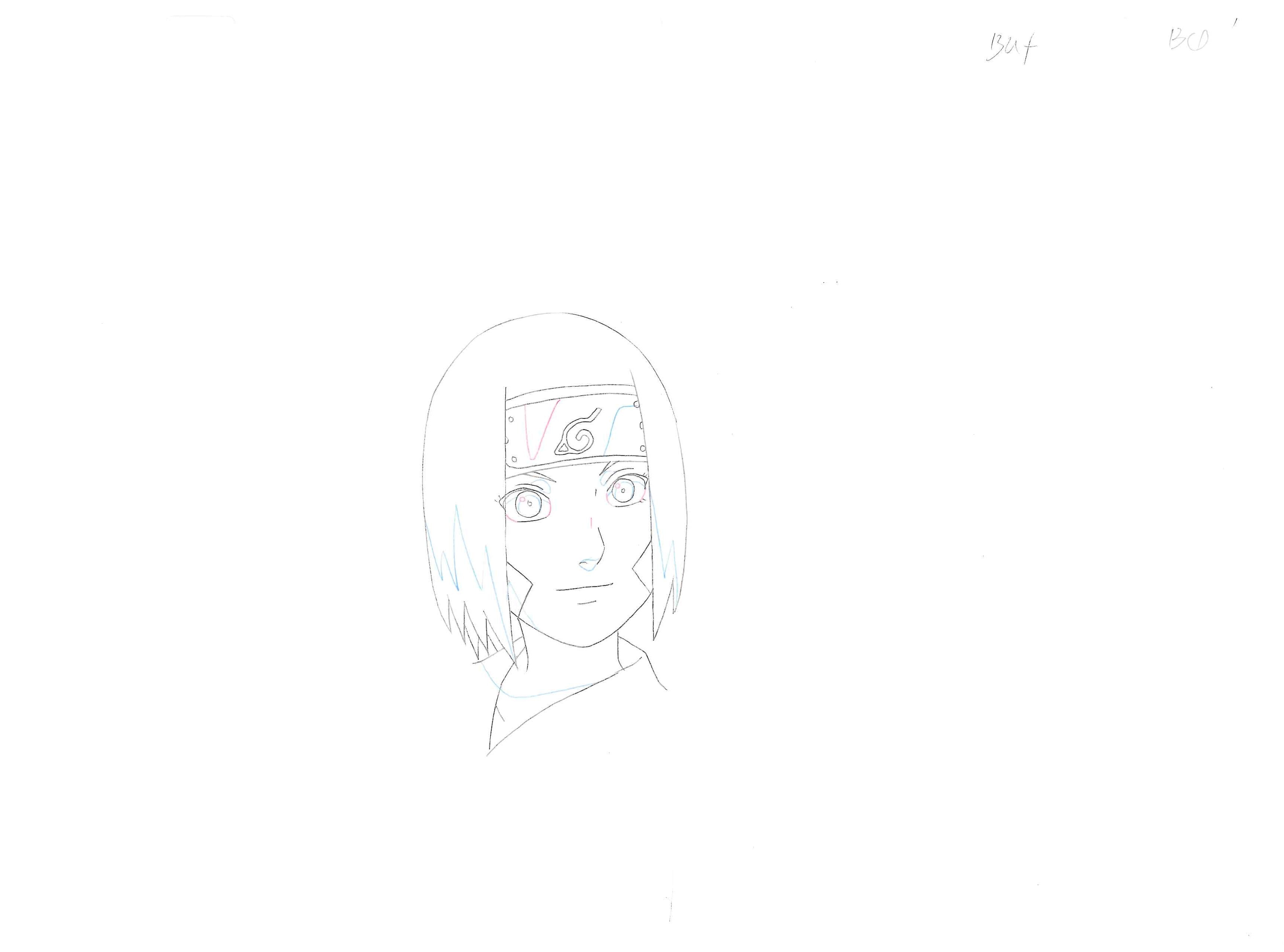 Naruto Shippuden Original Drawing (Rin Nohara) 13-page Set