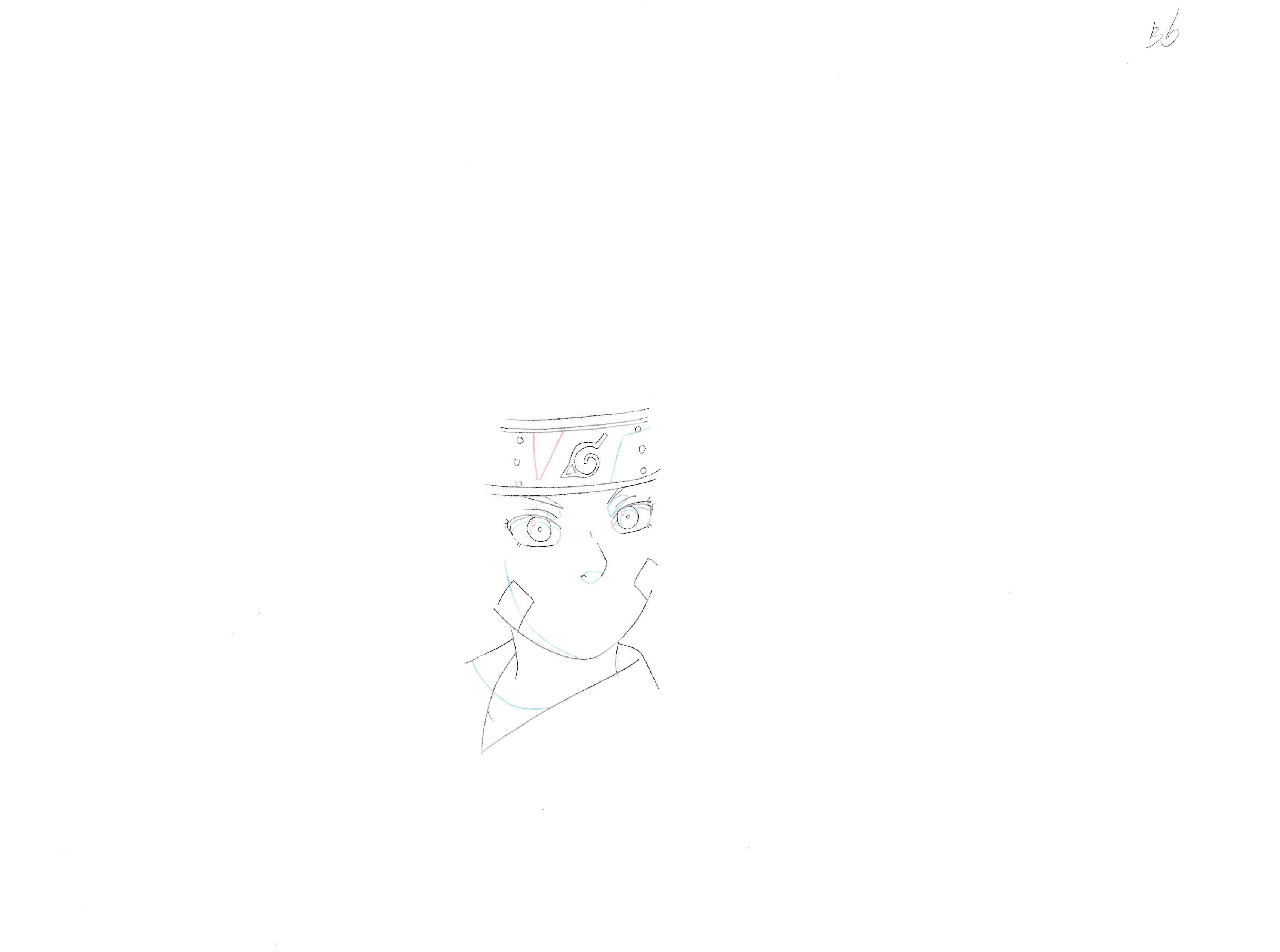 Naruto Shippuden Original Drawing (Rin Nohara) 13-page Set