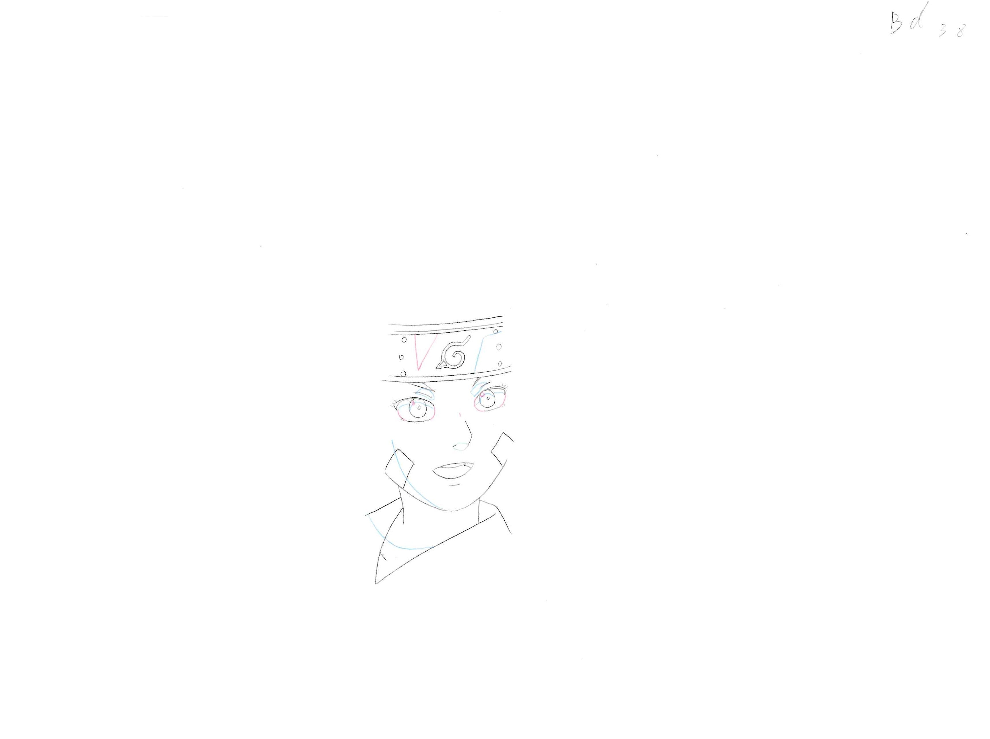 Naruto Shippuden Original Drawing (Rin Nohara) 13-page Set