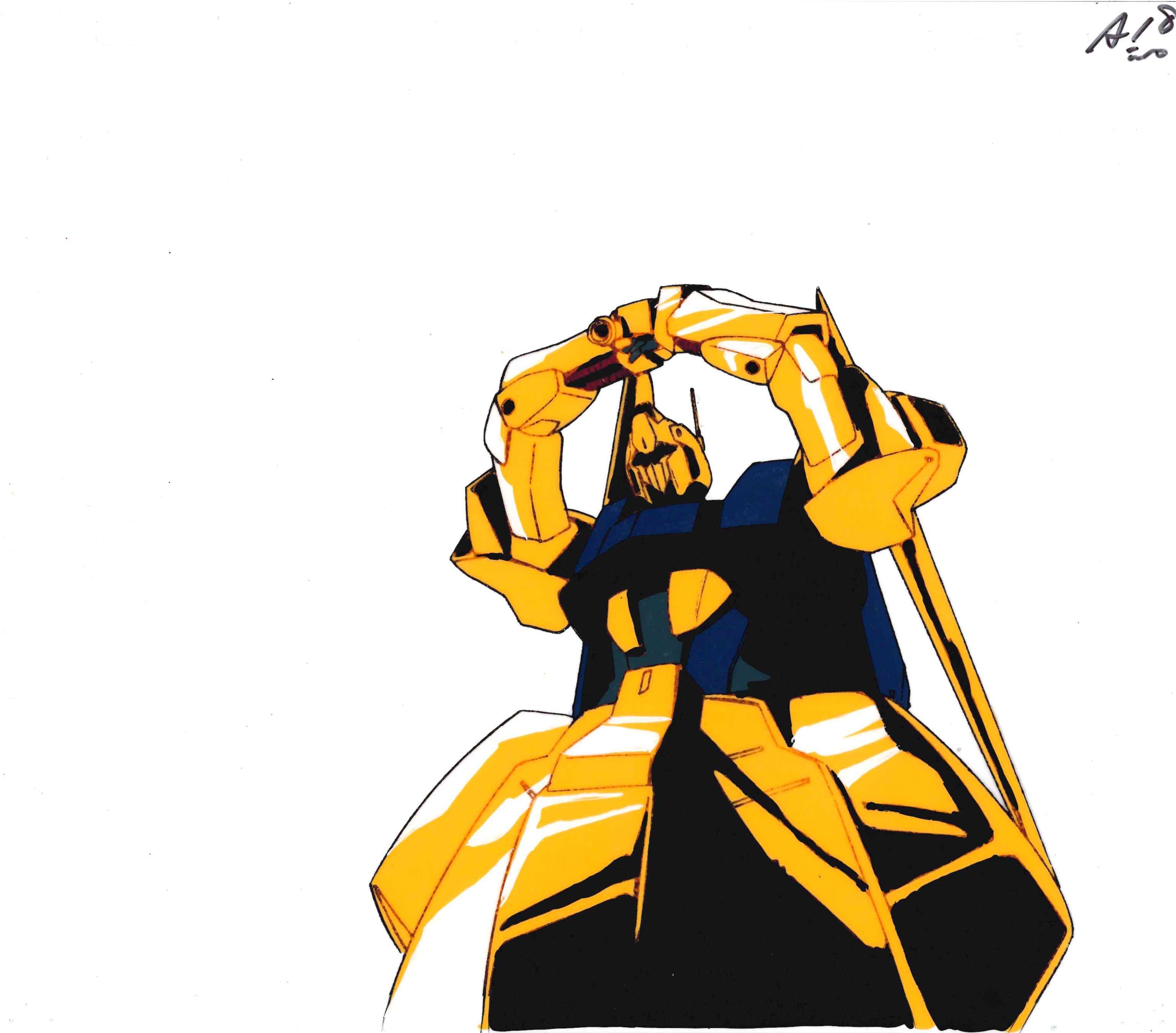 Mobile Suit Gundam Z Original Cel (Type-100) 3-page Set