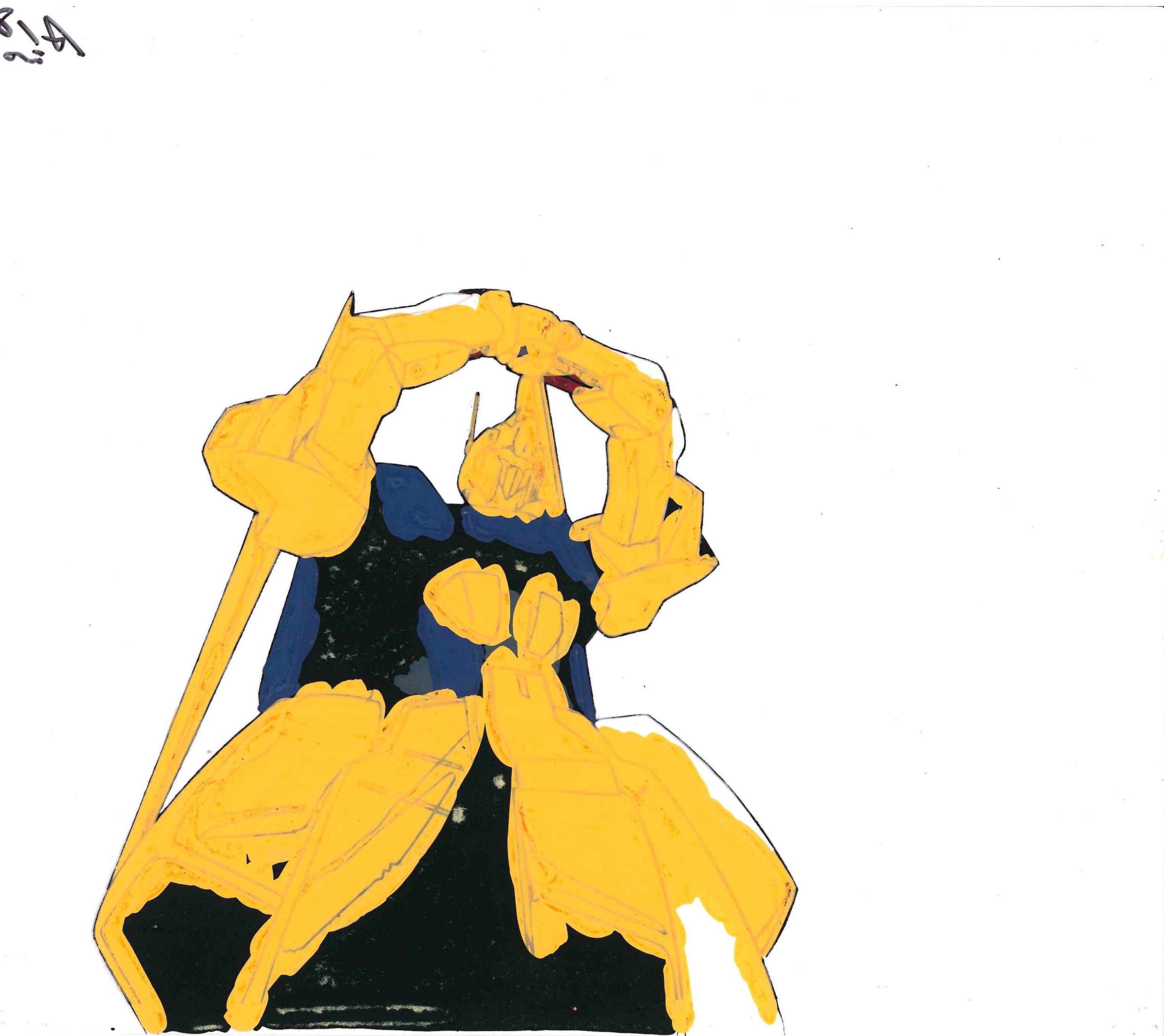 Mobile Suit Gundam Z Original Cel (Type-100) 3-page Set